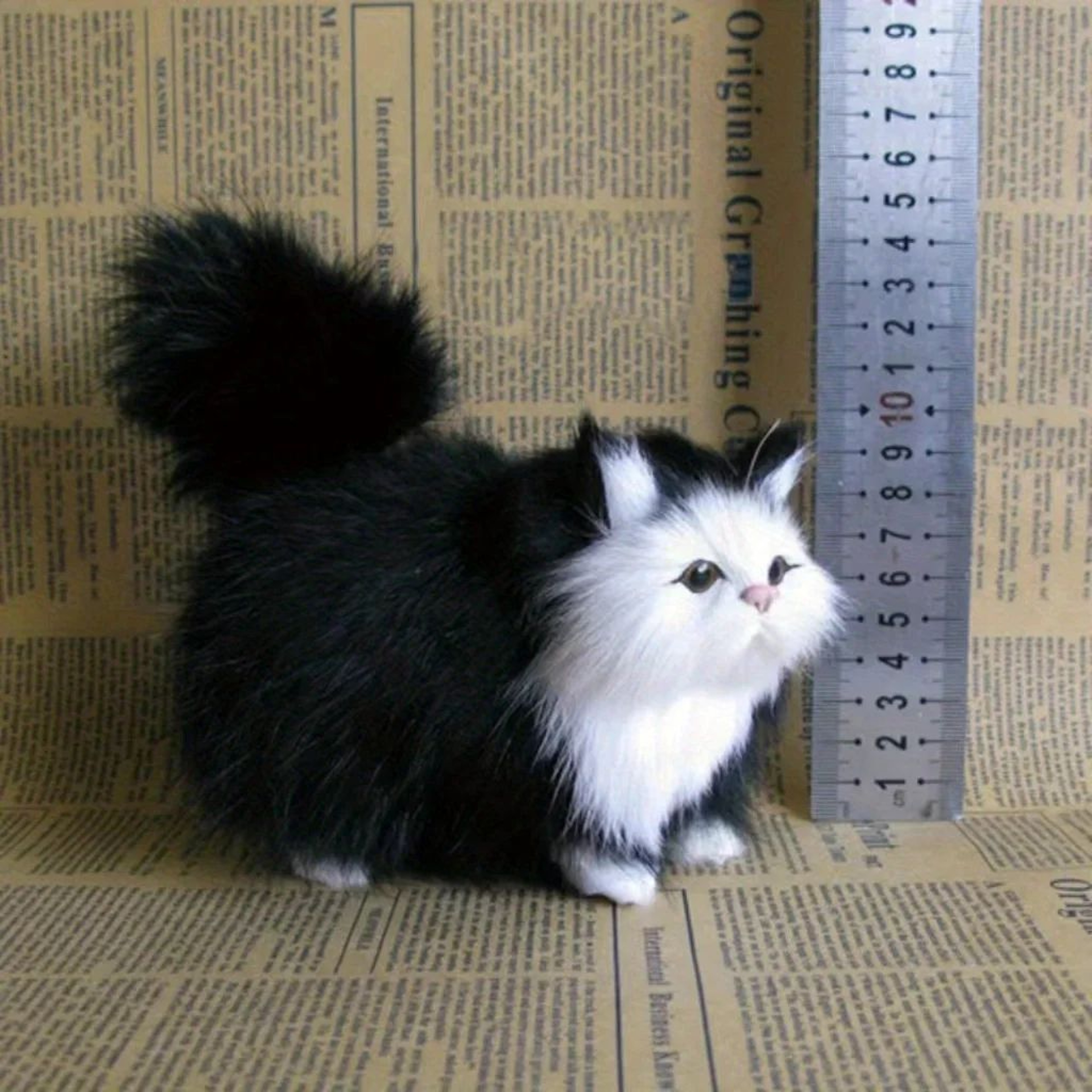 Realistic Plush Cat Toy 8
