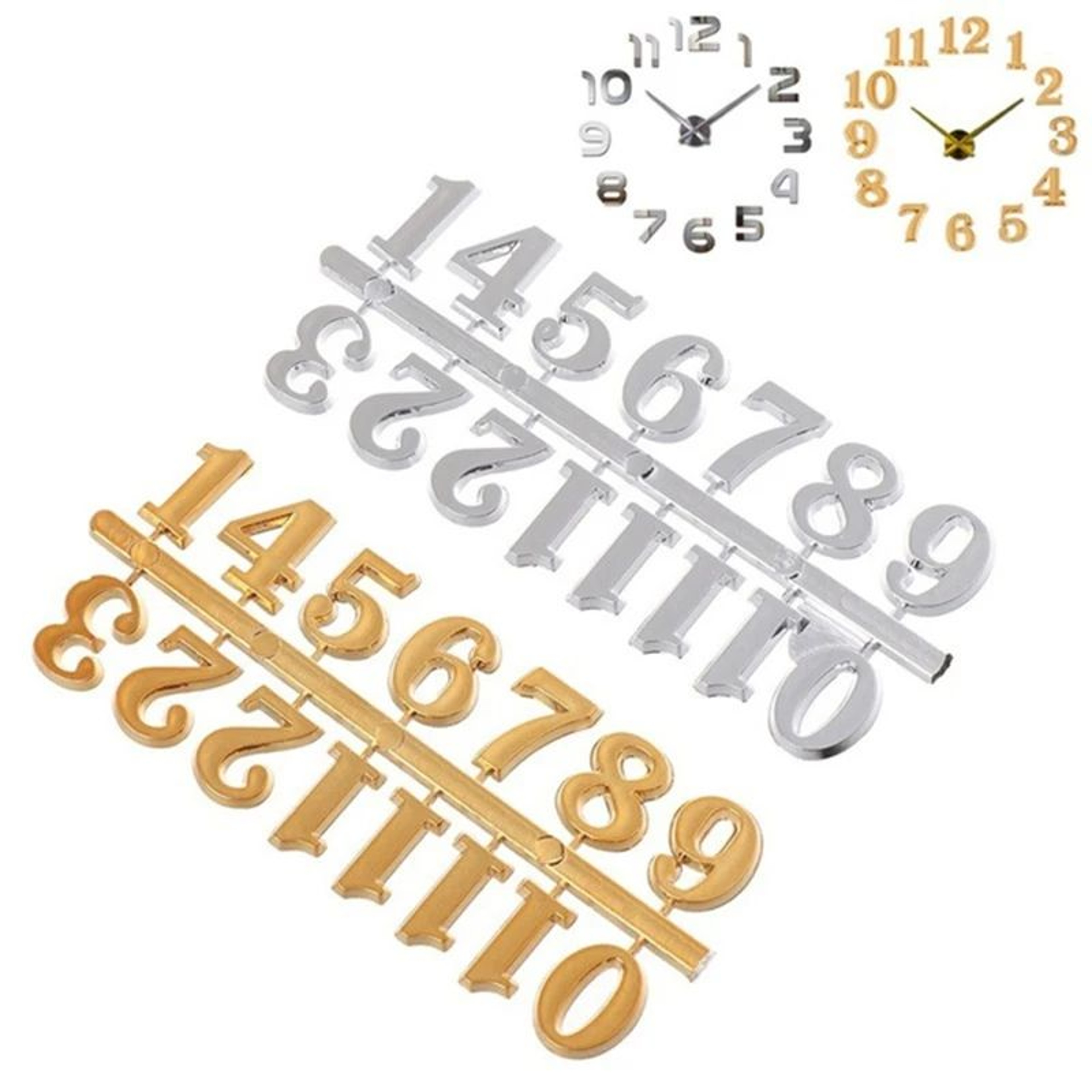 Roman Numeral Clock Repair Parts Set 6