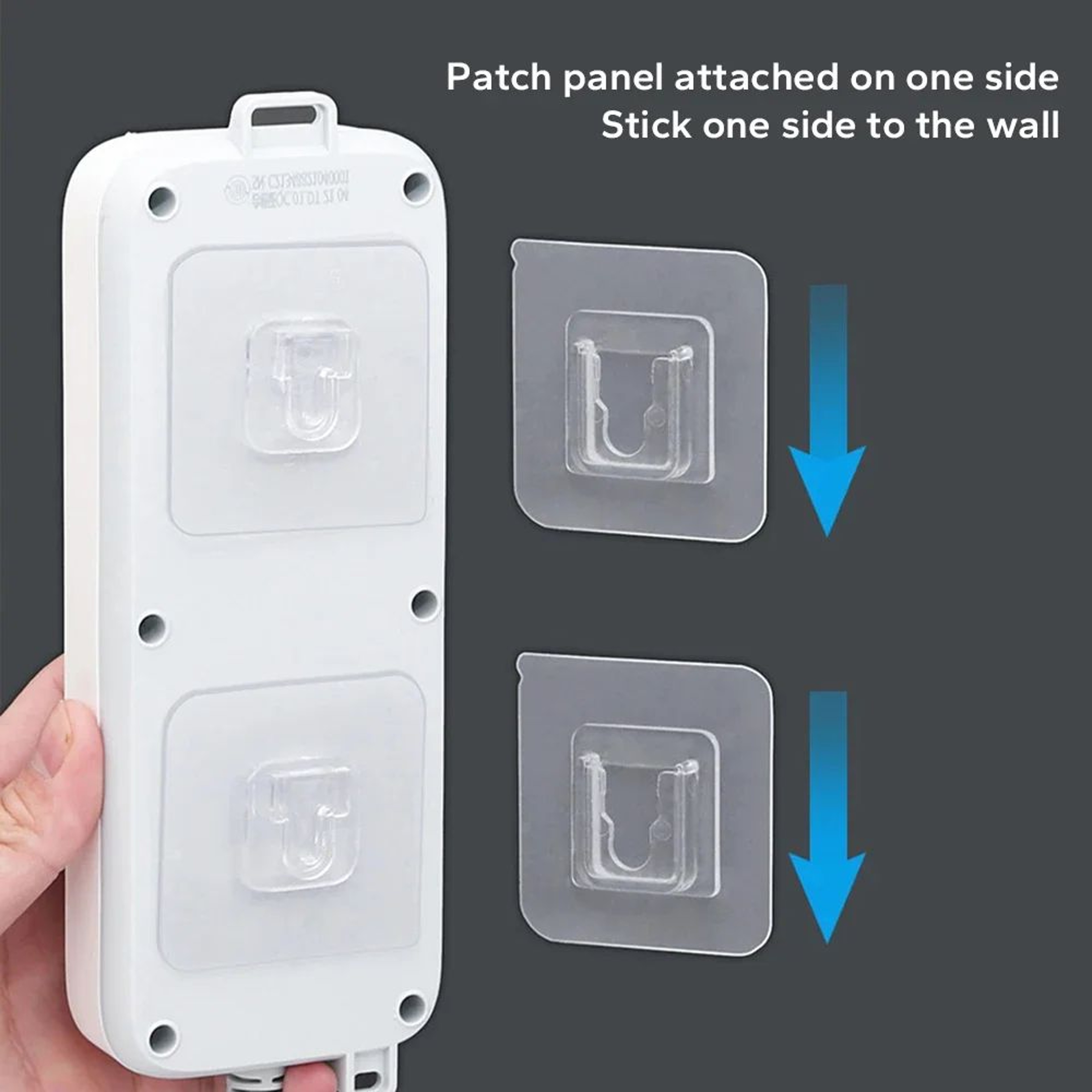 Transparent Double Sided Wall Hooks 6