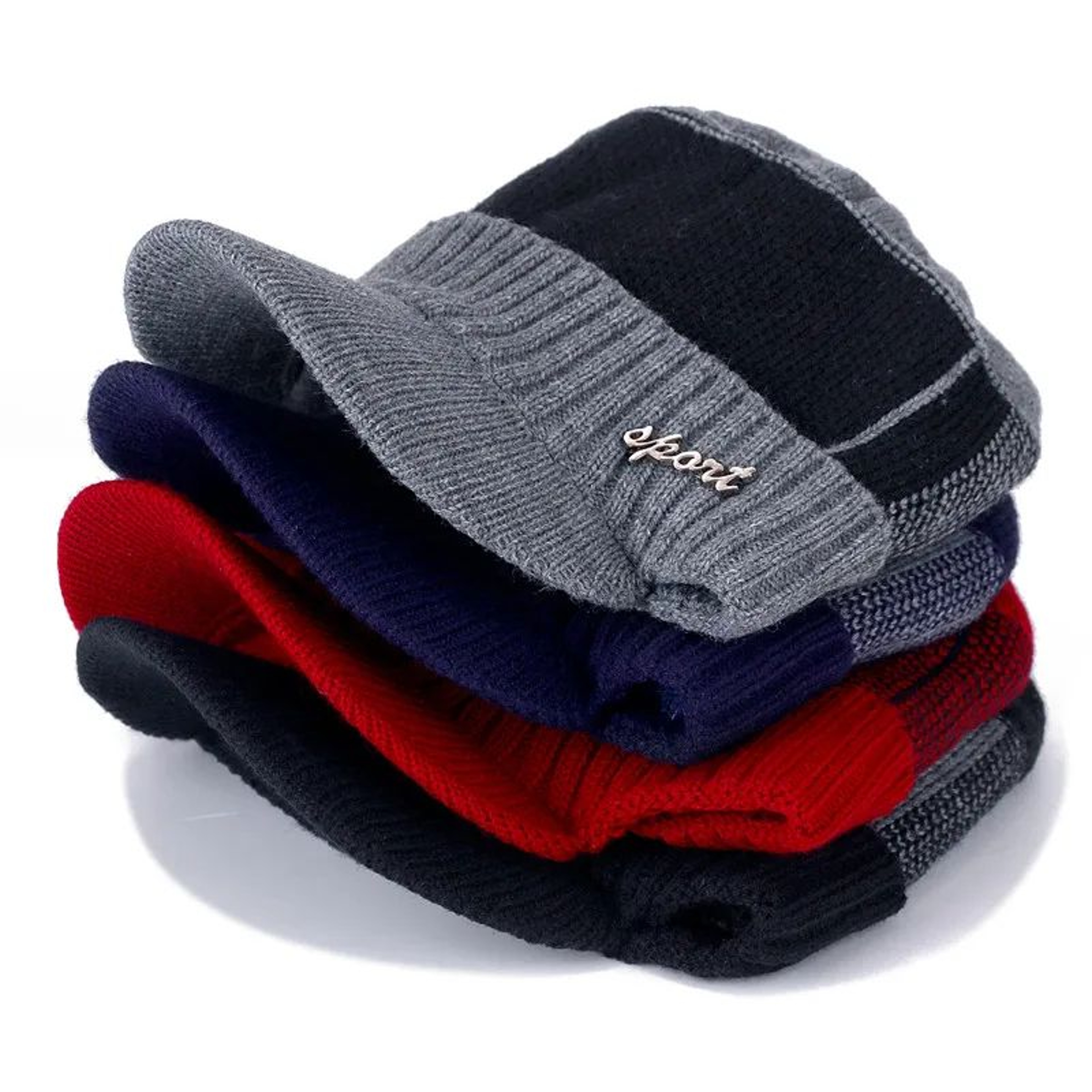 Fur Lined Winter Beanie Hat 2