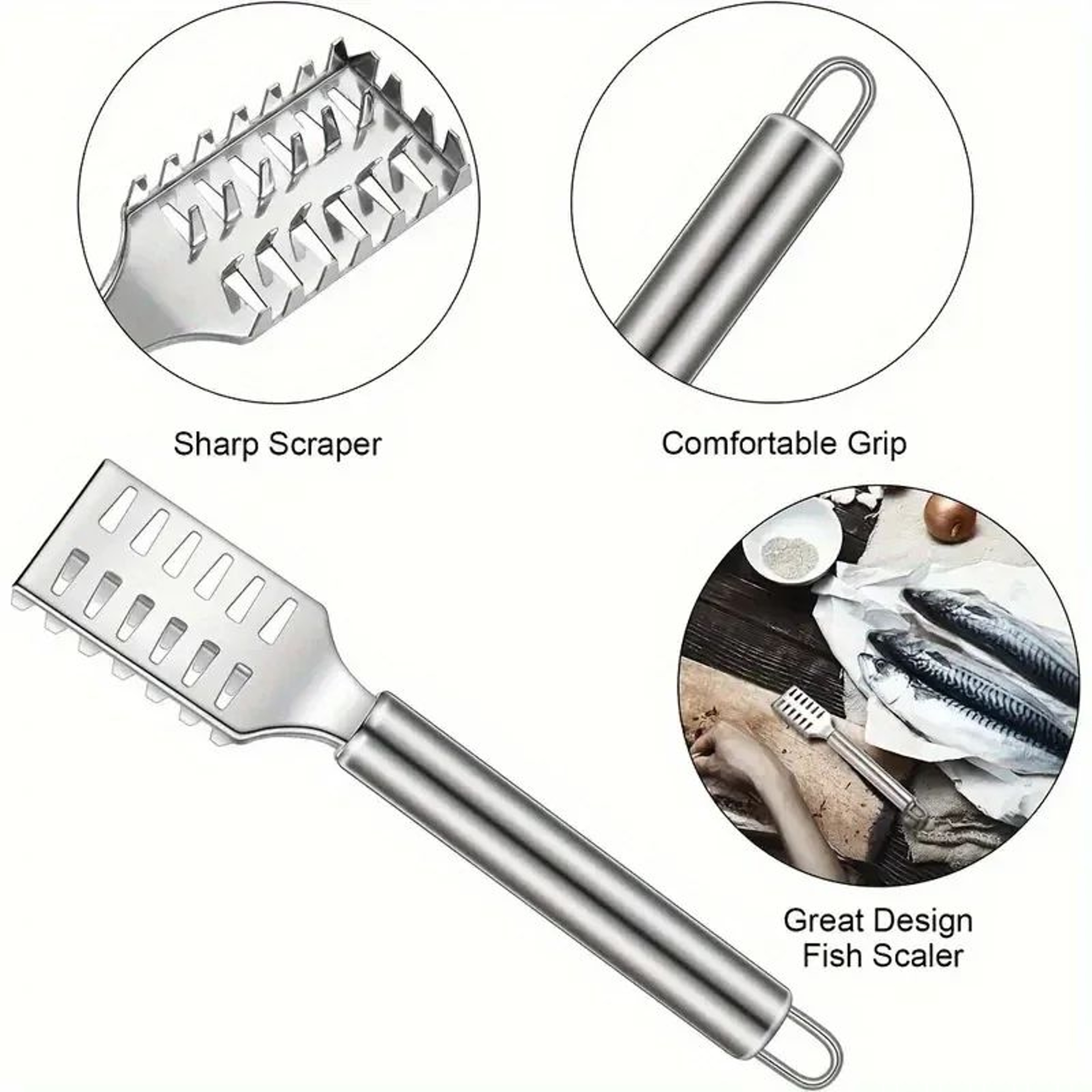Stainless Steel Fish Scale Remover 5
