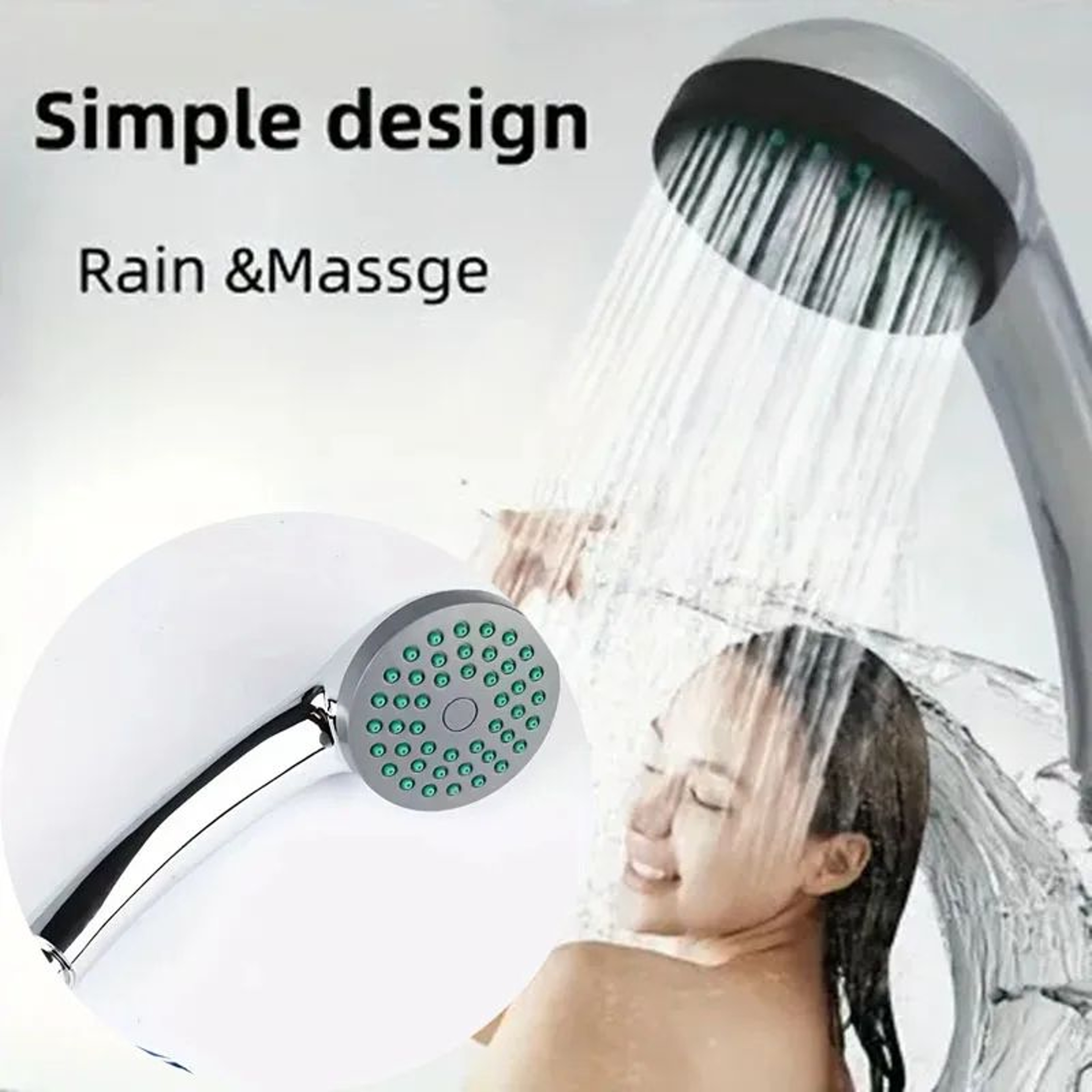Handheld Bathroom Shower Head 0