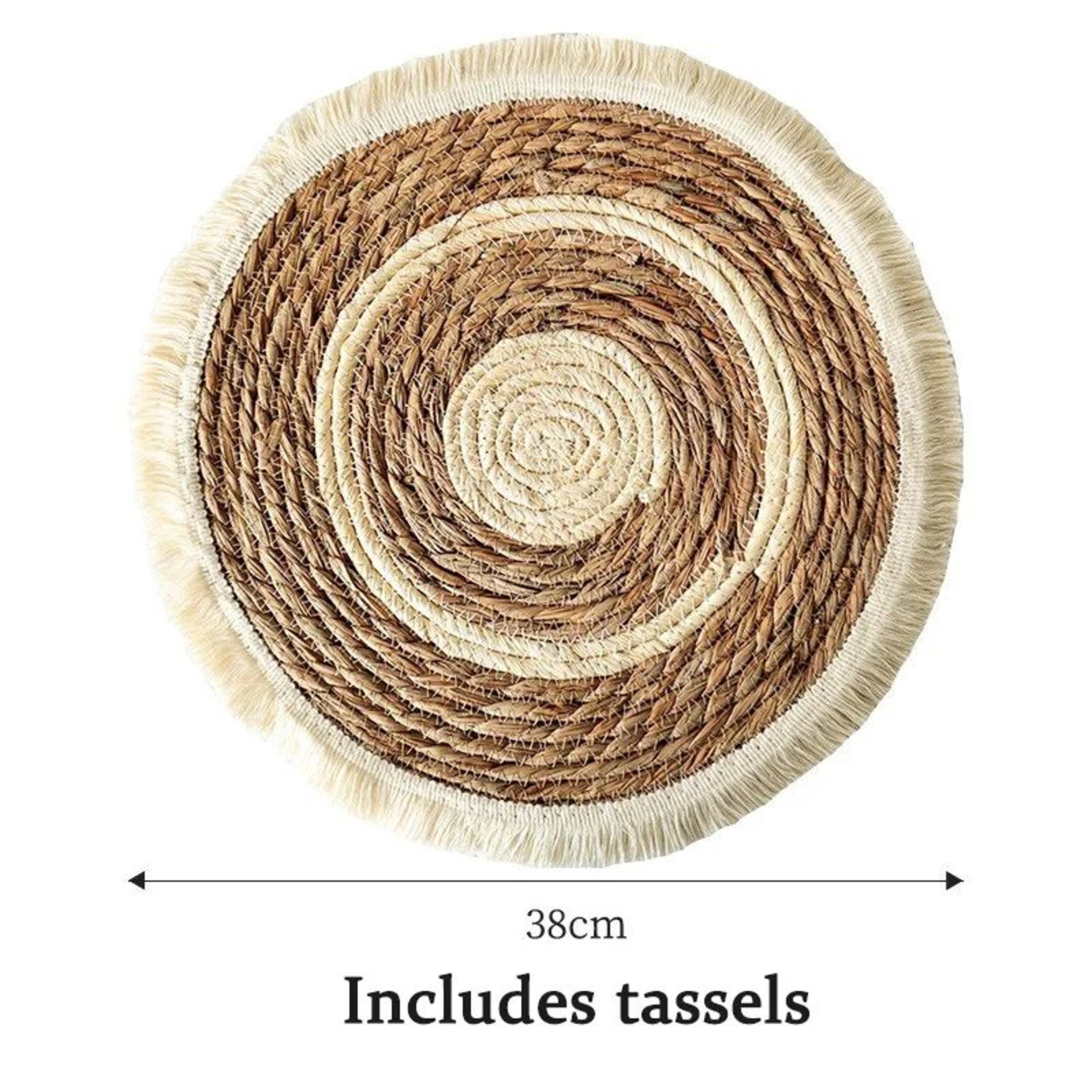 Bohemian Tassel Woven Placemat 16