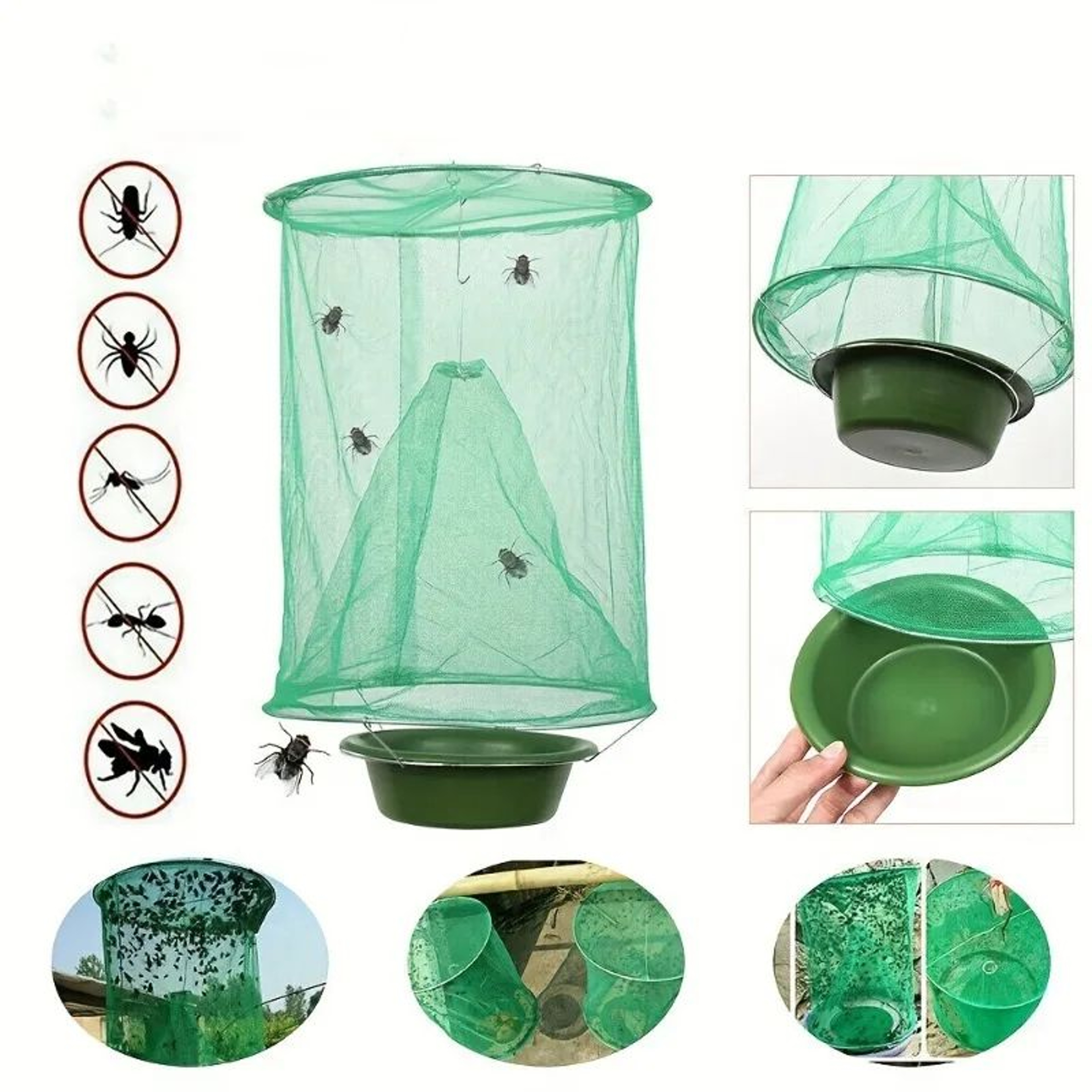 Reusable Hanging Fly Catcher Cage 6