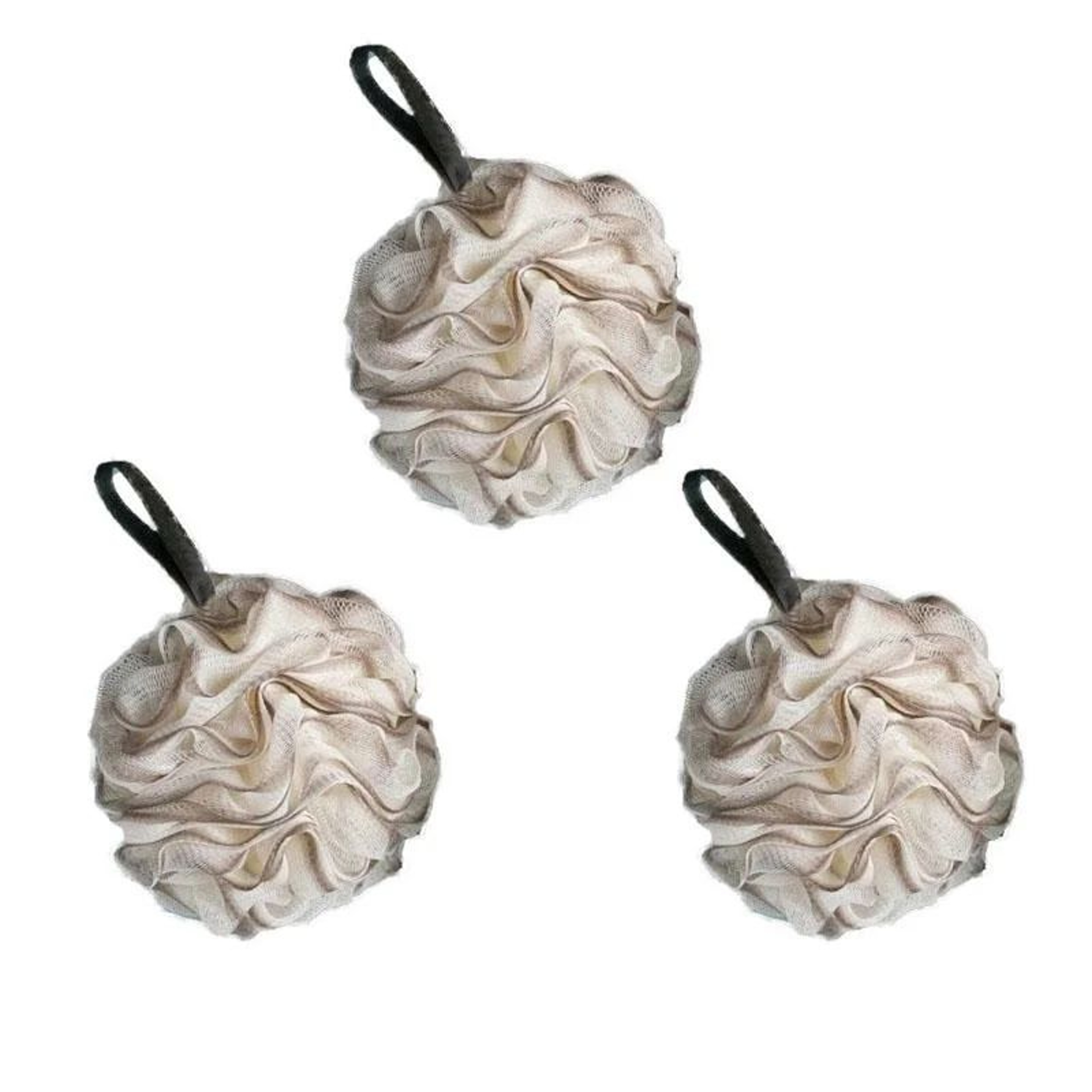 Large Mesh Shower Sponge Set 8