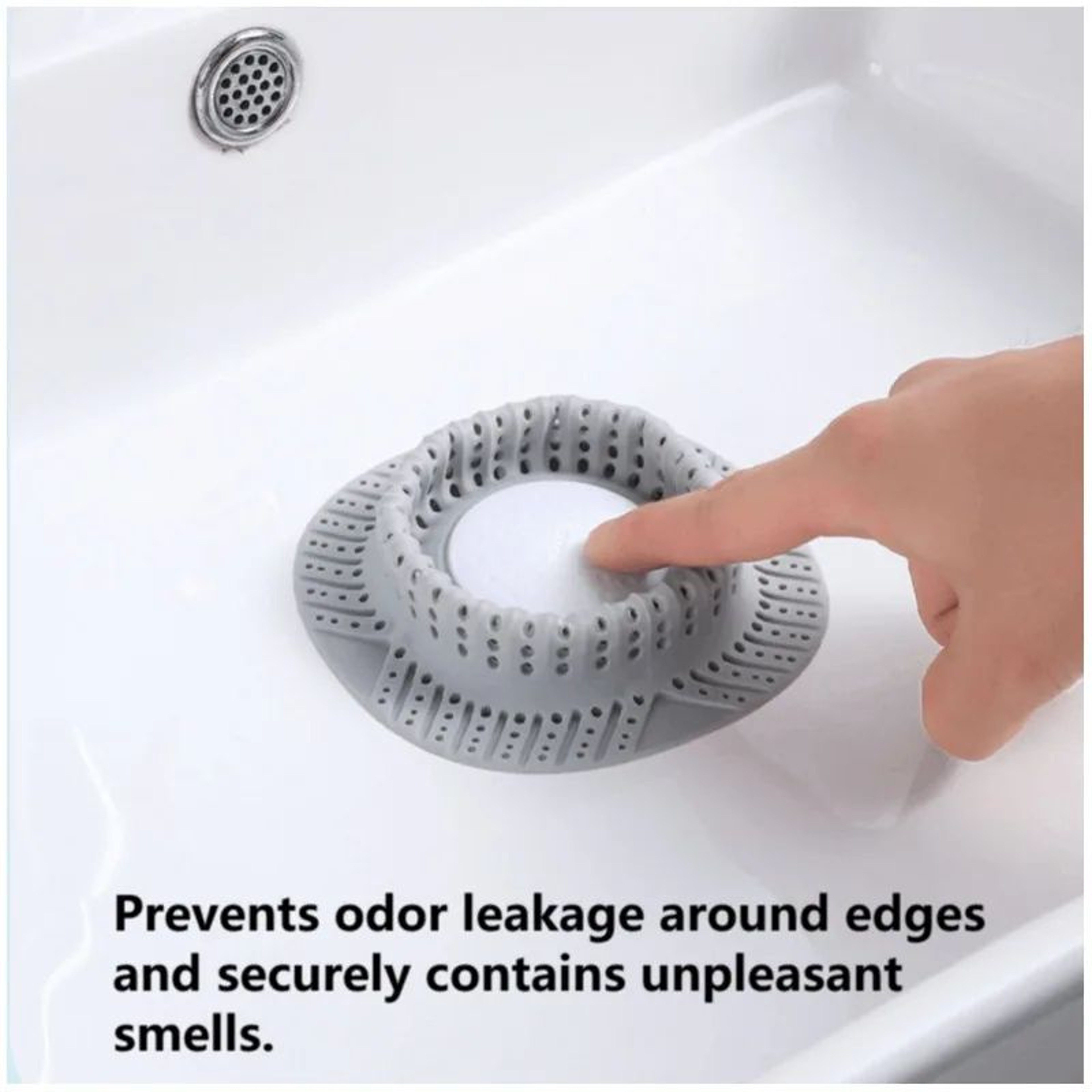 Silicone Bathroom Sink Hair Catcher 2