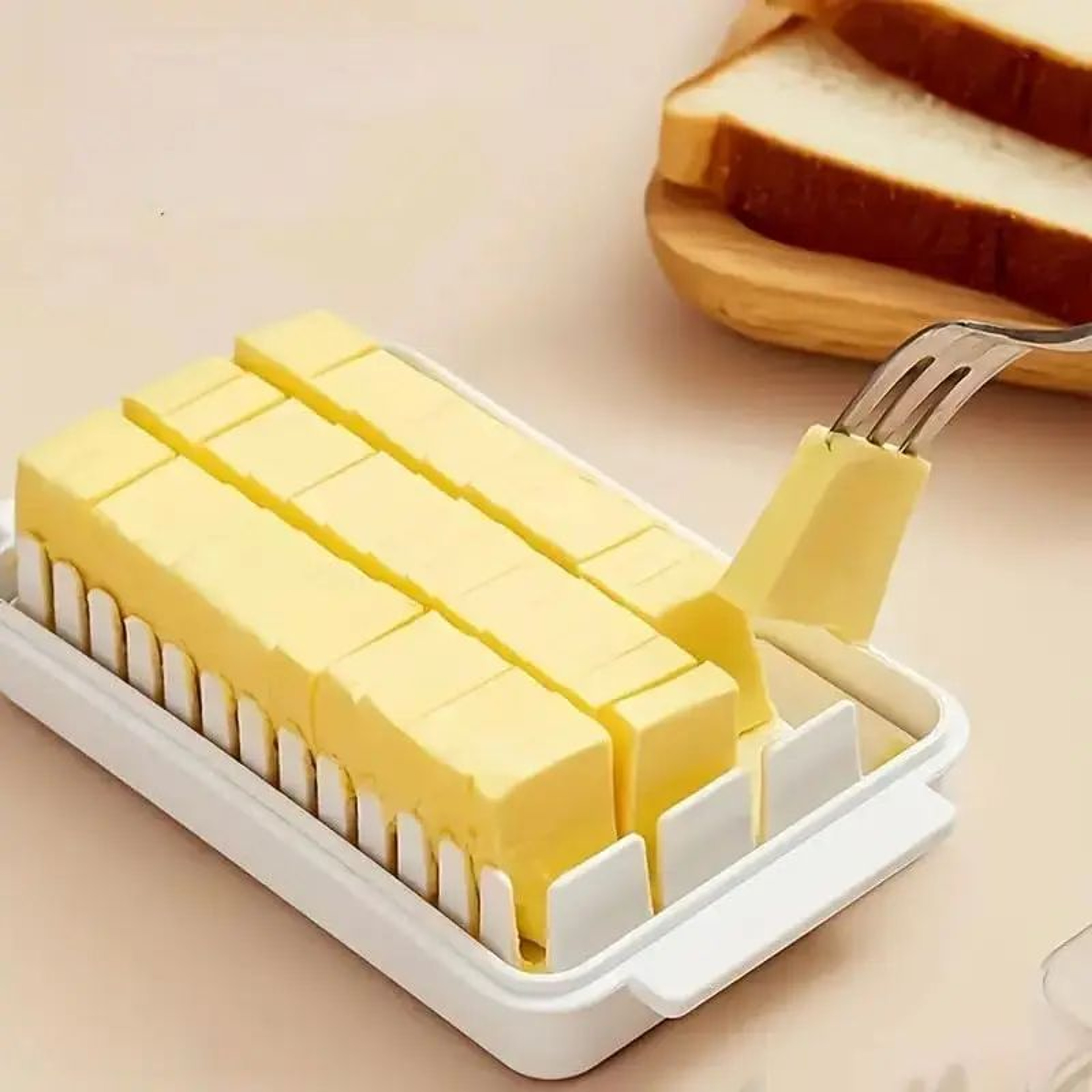Butter Cutter Storage Container With Lid 1