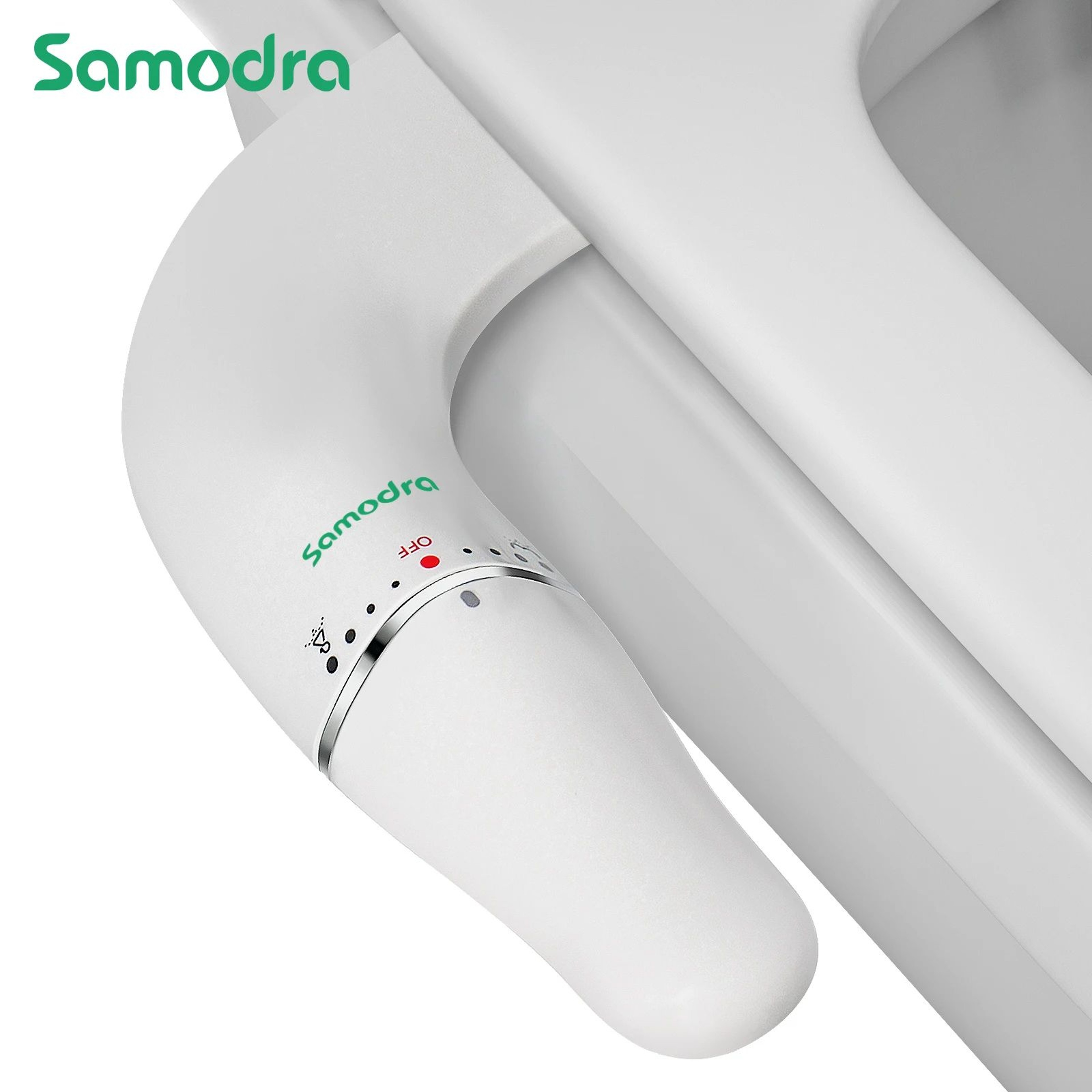 Ultra Slim Dual Nozzle Bidet Toilet Attachment 0