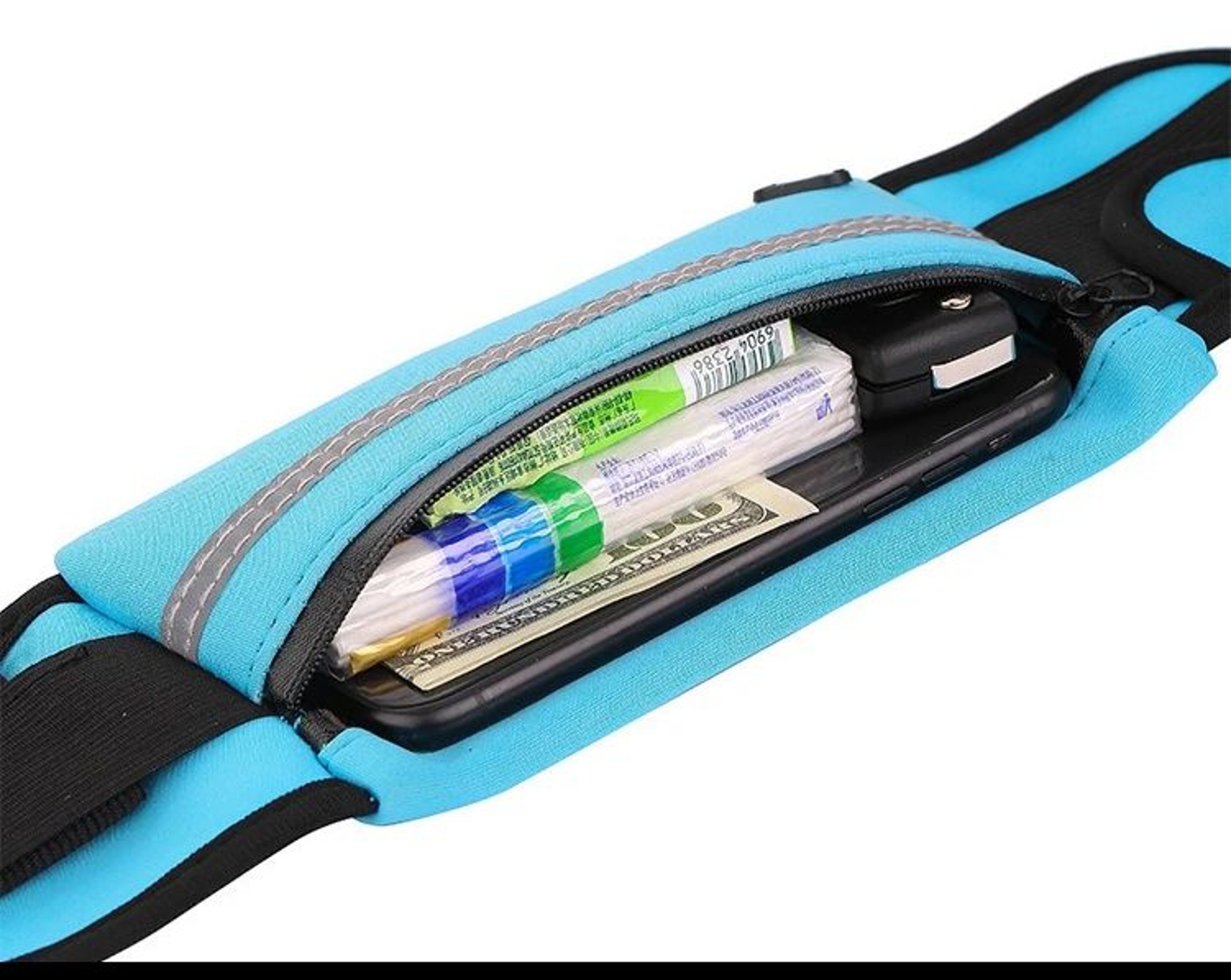 Waterproof Shockproof Sports Waist Bag With Phone And Bottle Holder 6