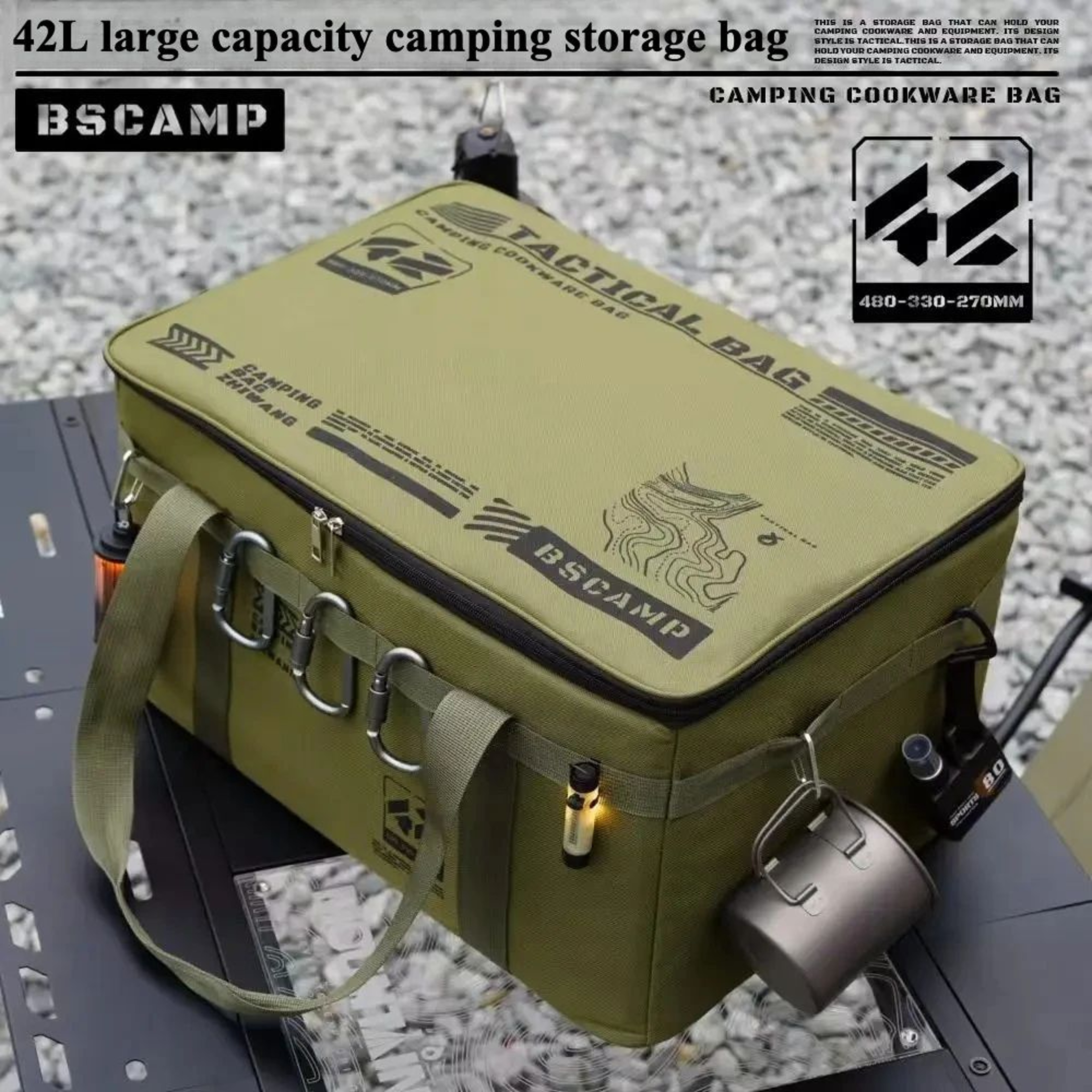 Large Waterproof Outdoor Folding Storage Box 0
