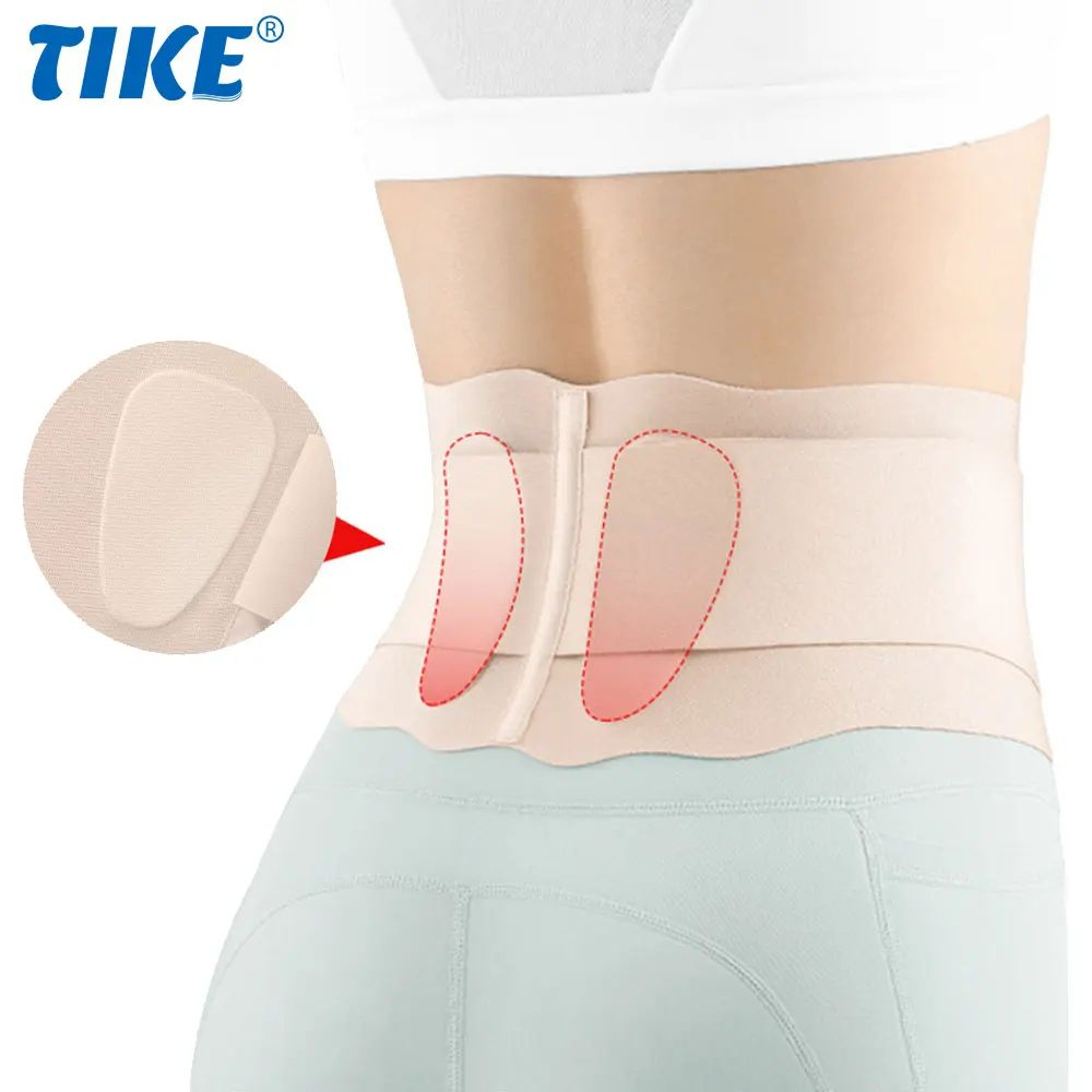 Thin Breathable Waist Support Belt For Lower Back Pain Relief 0