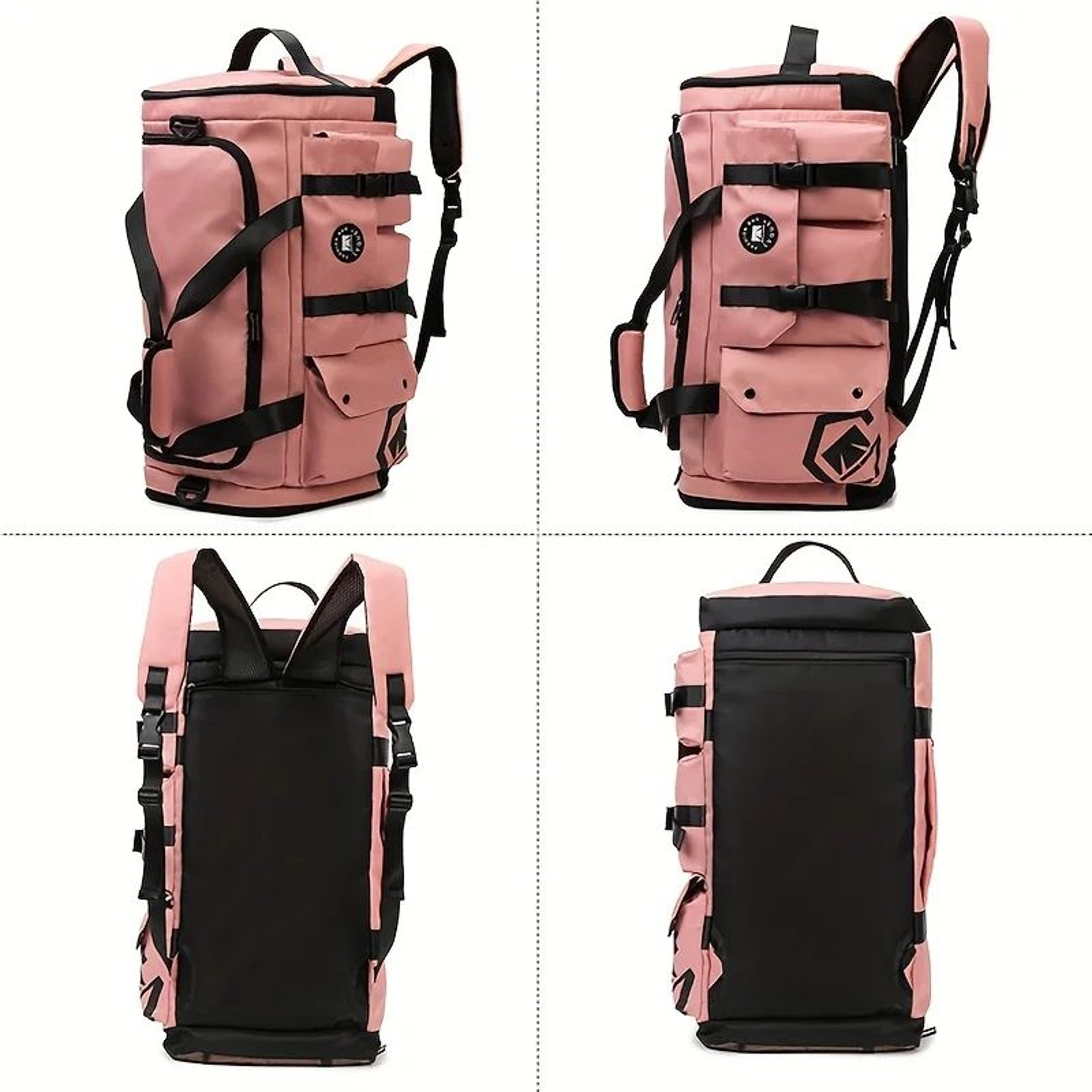 Large Capacity Travel  Gym Backpack With Shoe Compartment And Wet Dry Separation 8