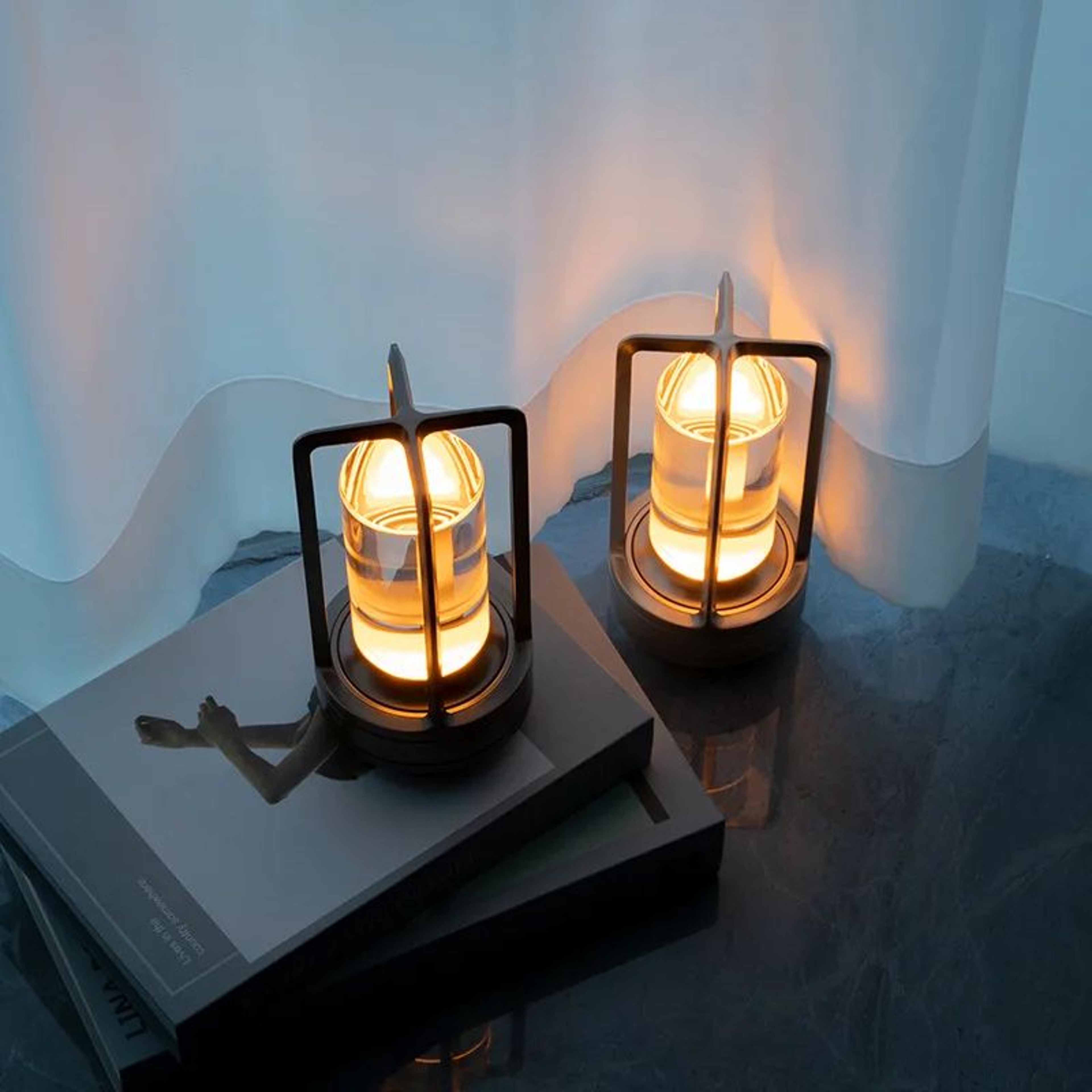 Rechargeable LED Crystal Touch Table Lamp With Aluminum Alloy Base 11