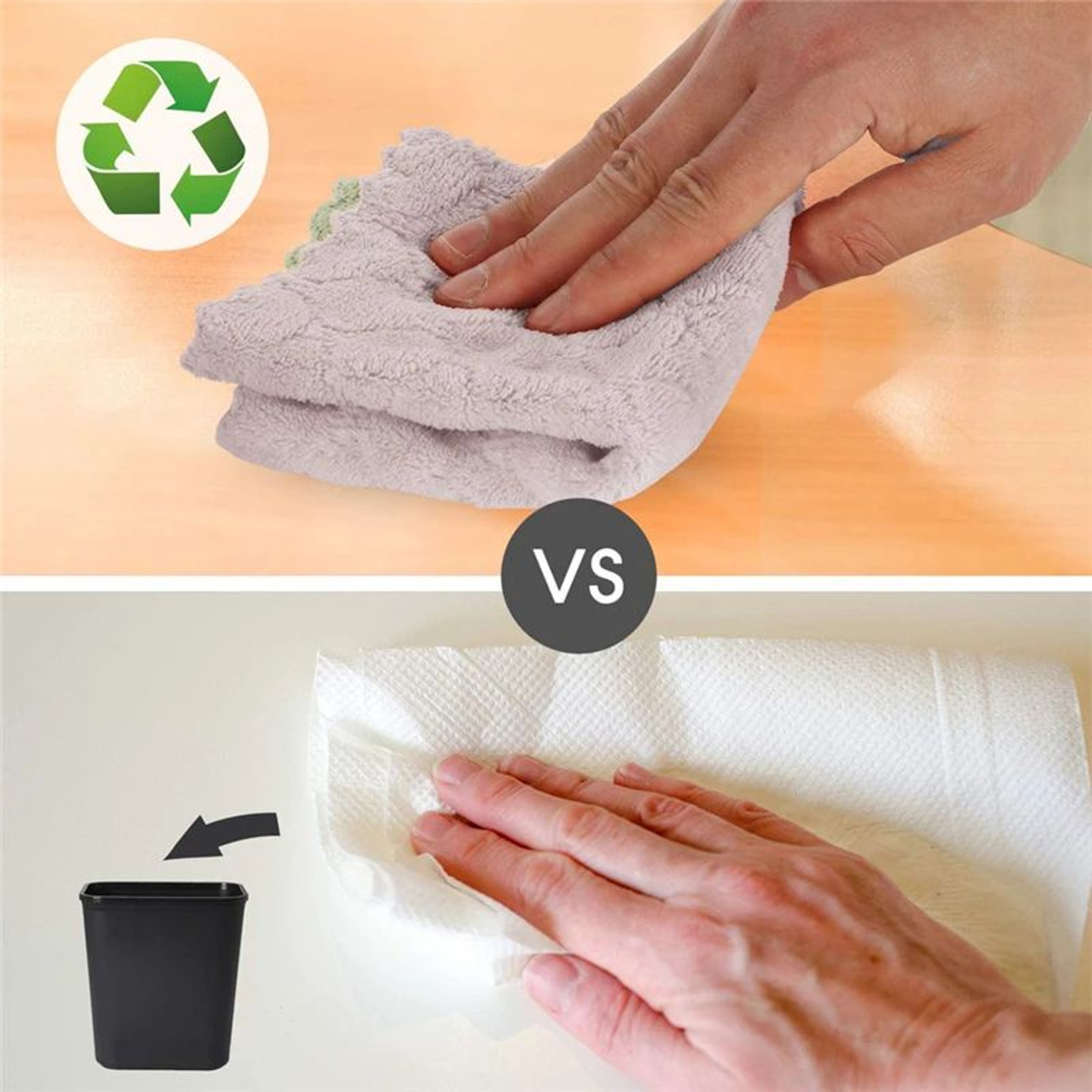 10Pack Super Absorbent Coral Velvet Kitchen Dish Towels 3