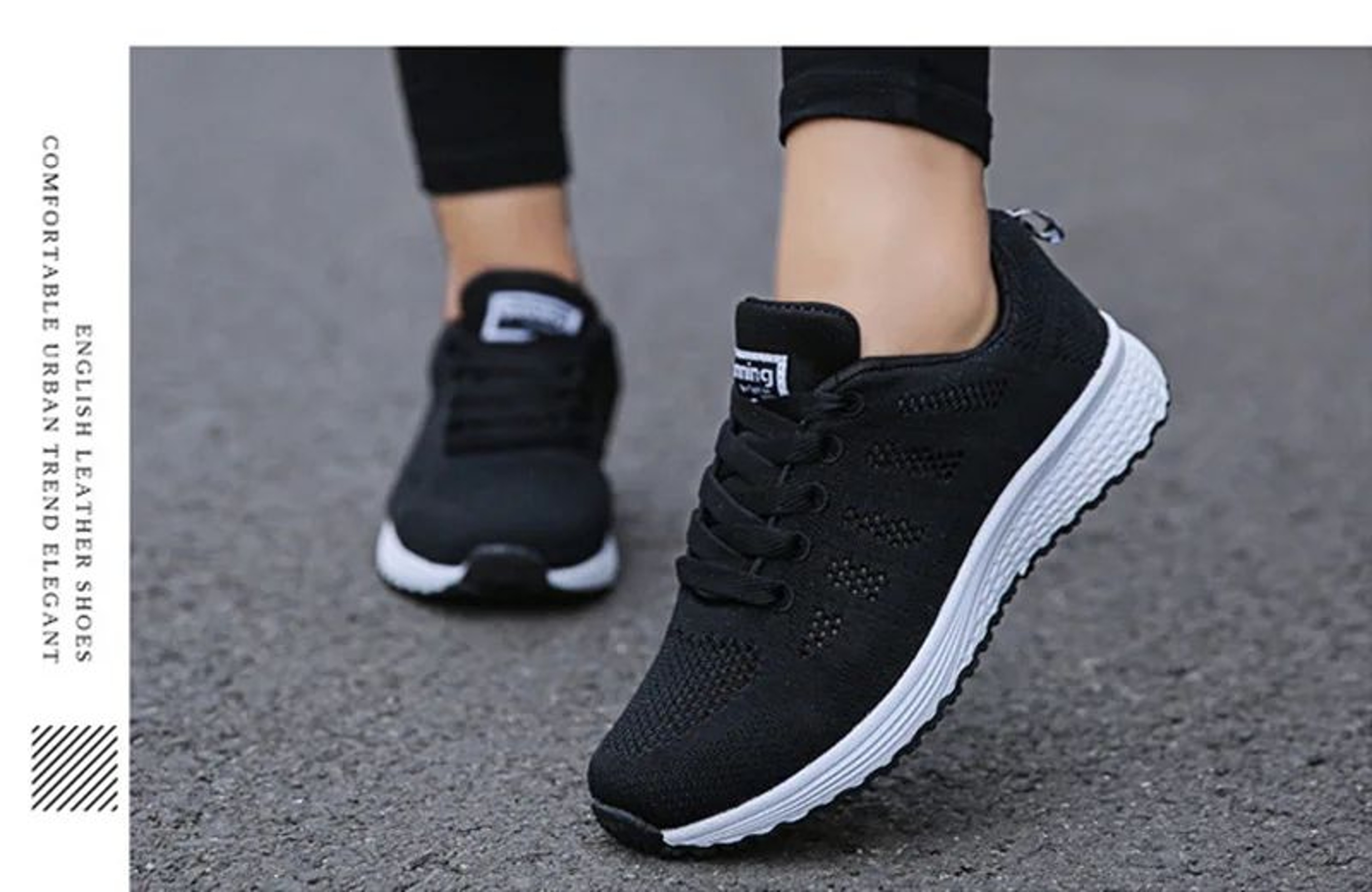 Women Breathable Mesh Walking Sneakers 5
