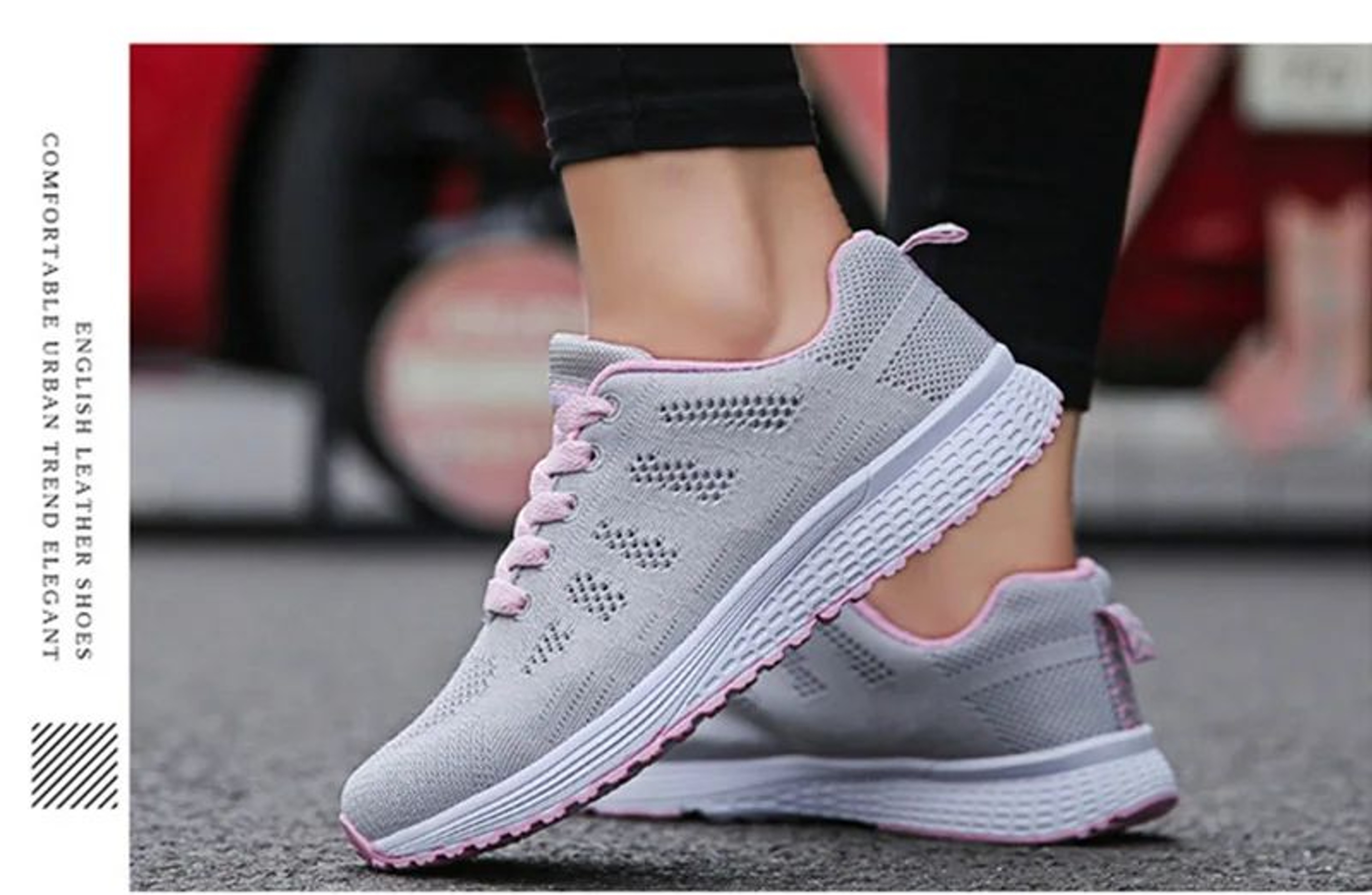 Women Breathable Mesh Walking Sneakers 14