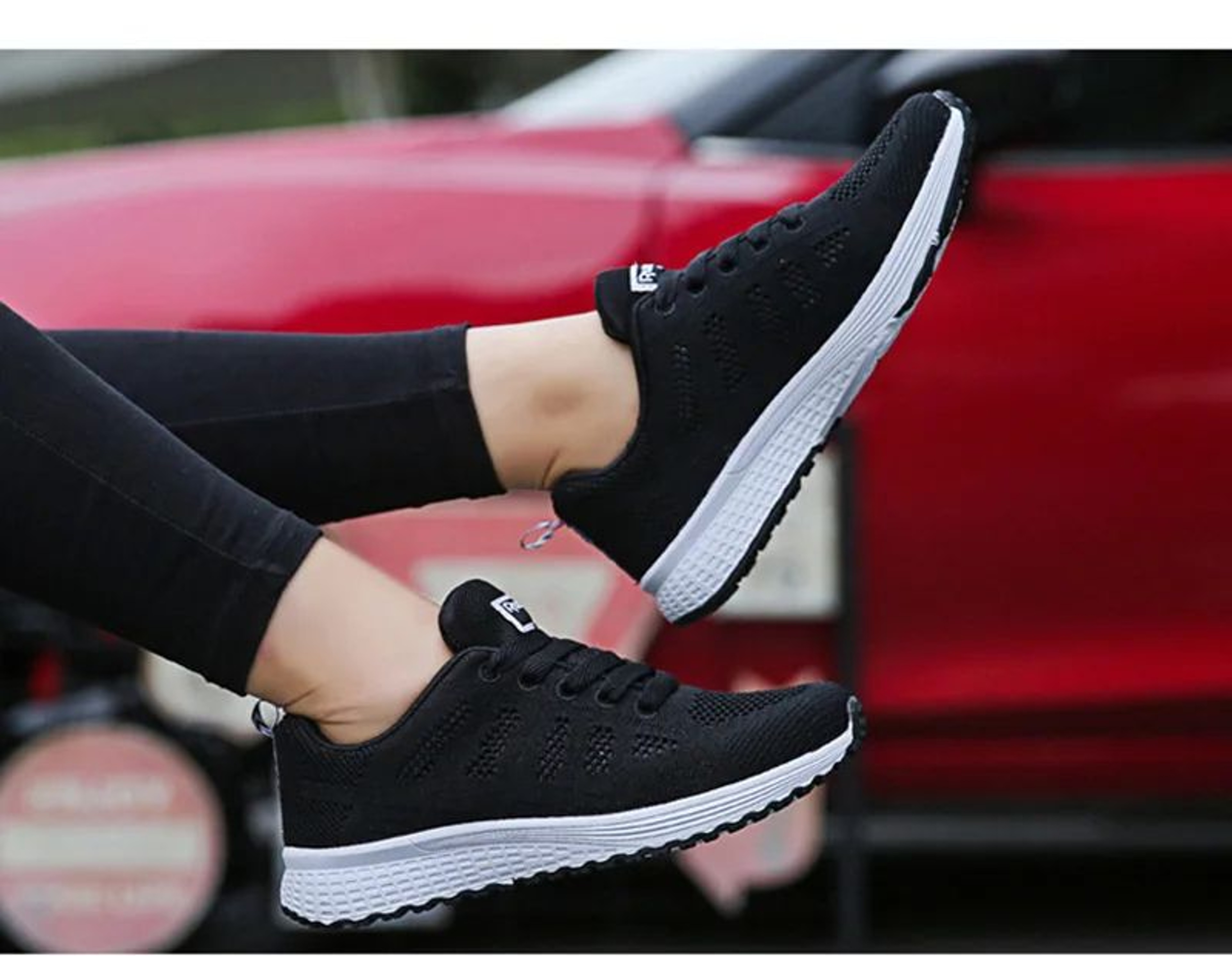 Women Breathable Mesh Walking Sneakers 6
