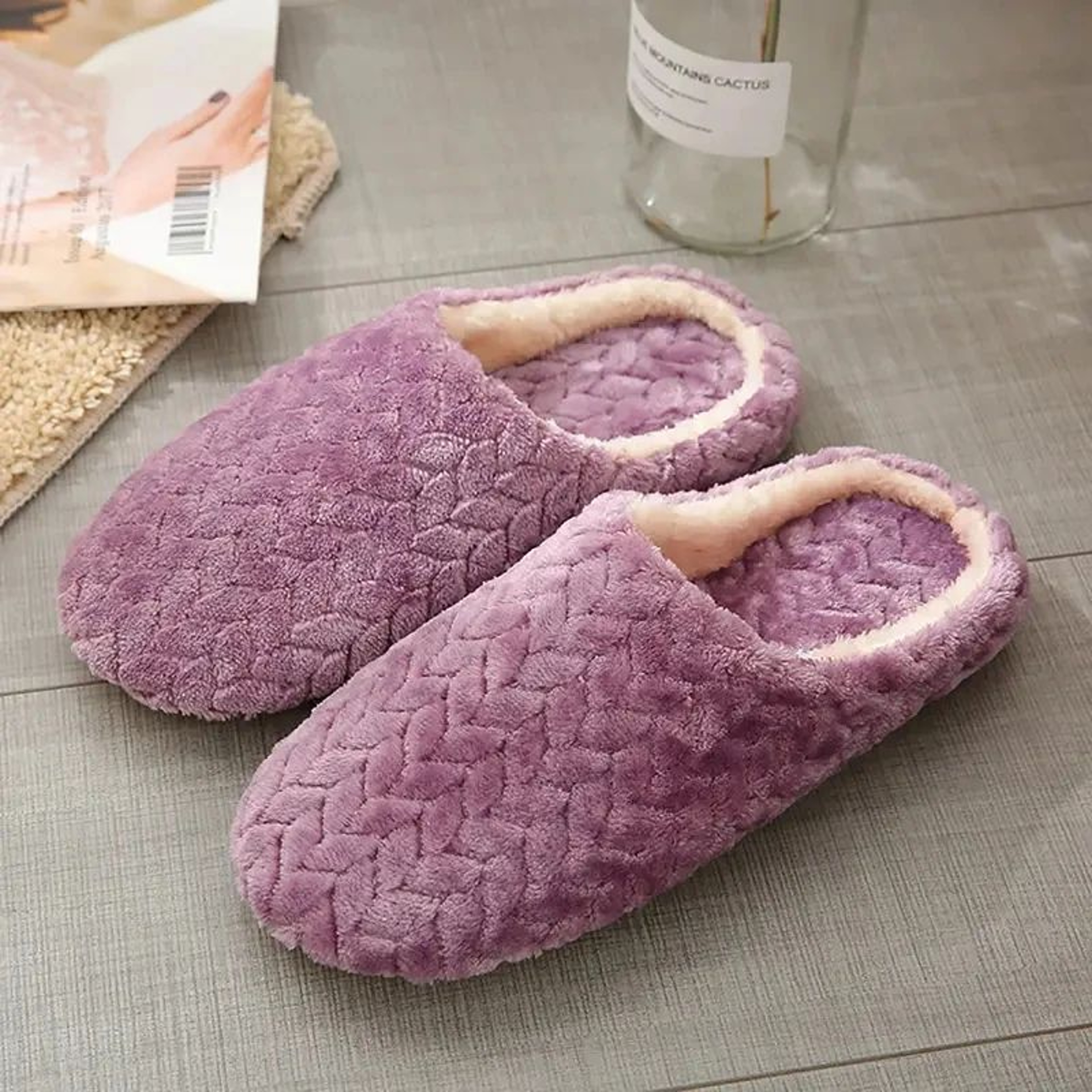 Fluffy Anti Slip Home Slippers 11