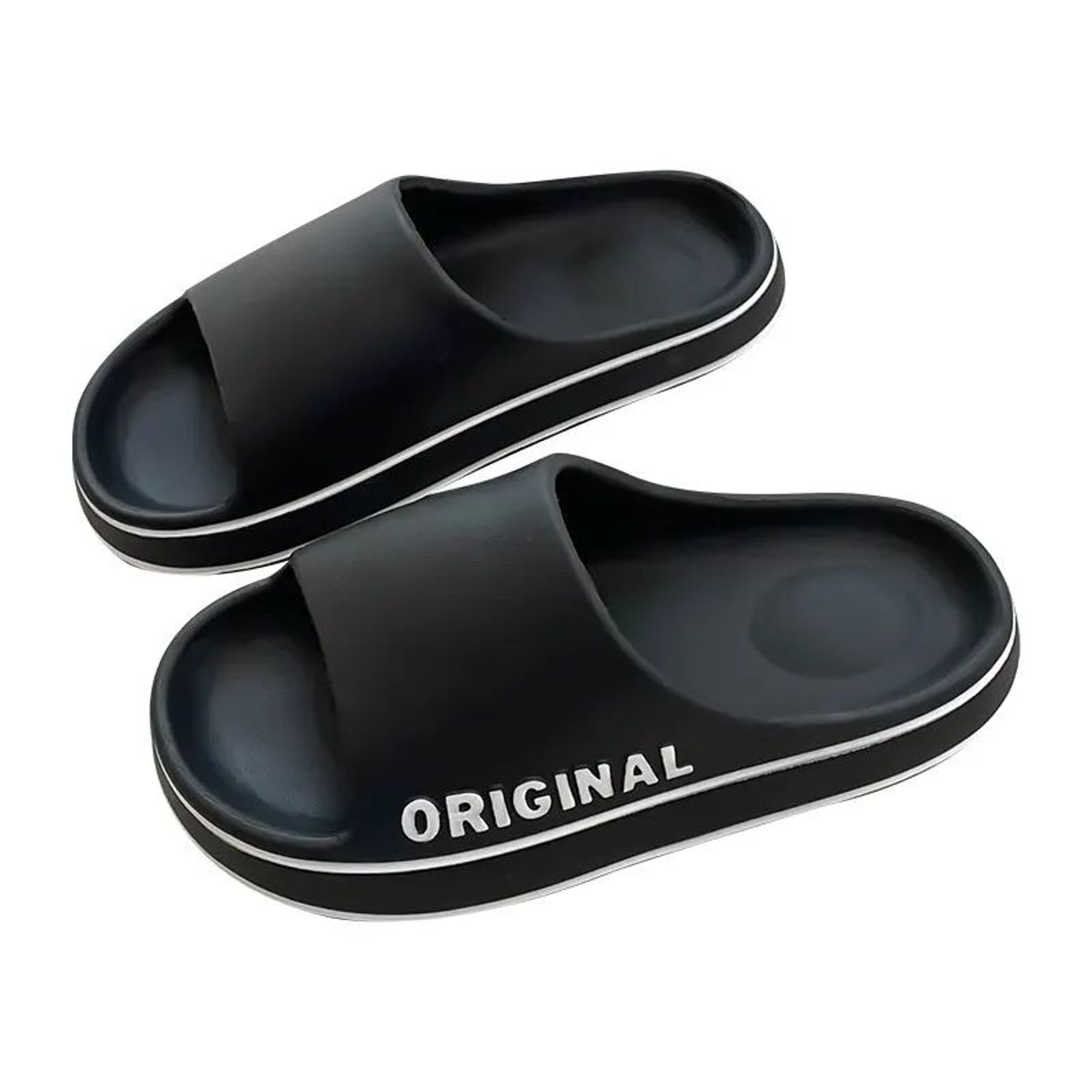 Unisex Letter Print Summer Slide Slippers 12