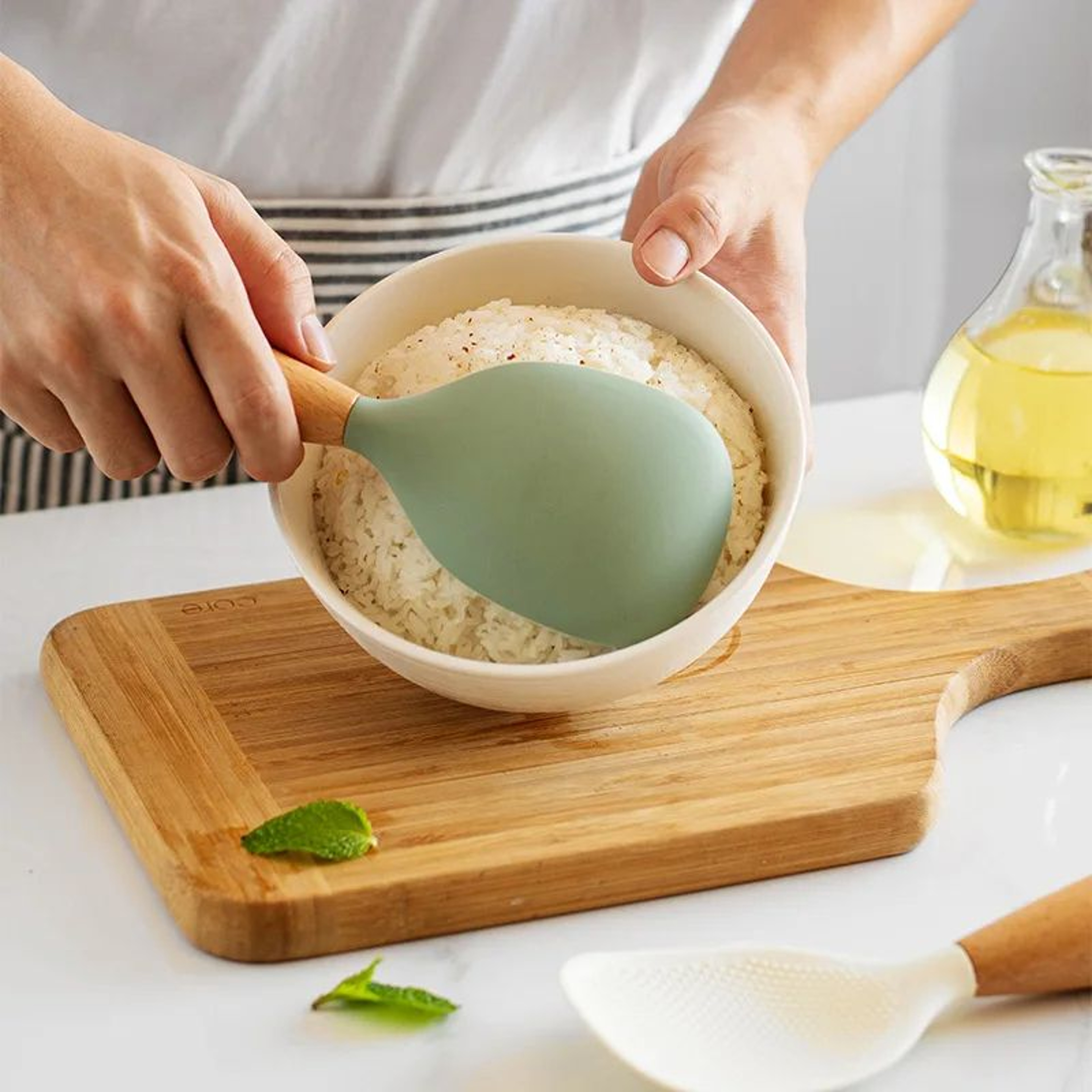 Heat Resistant Silicone Cooking Spoon 4