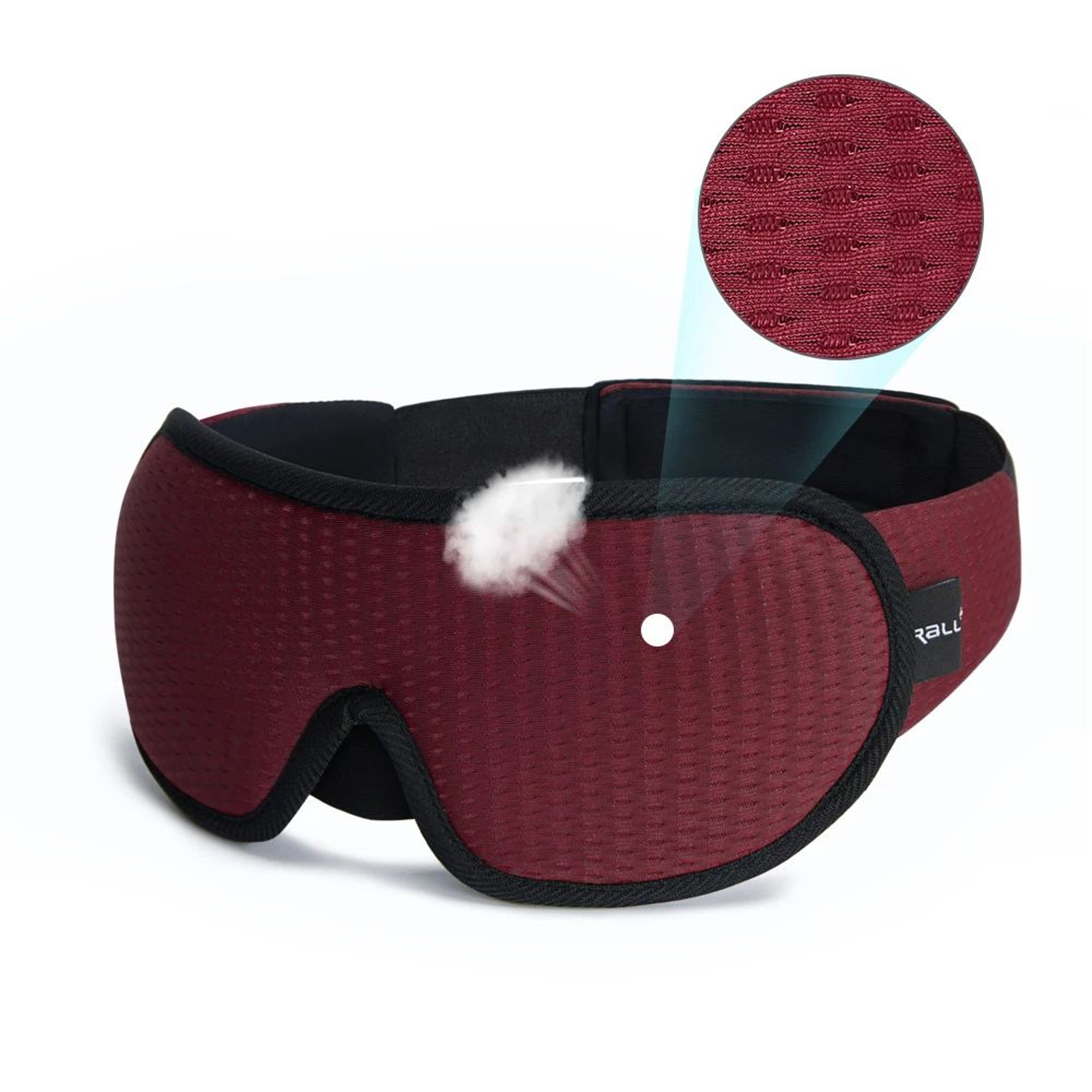 3D Contoured Light Blocking Sleep Mask 10