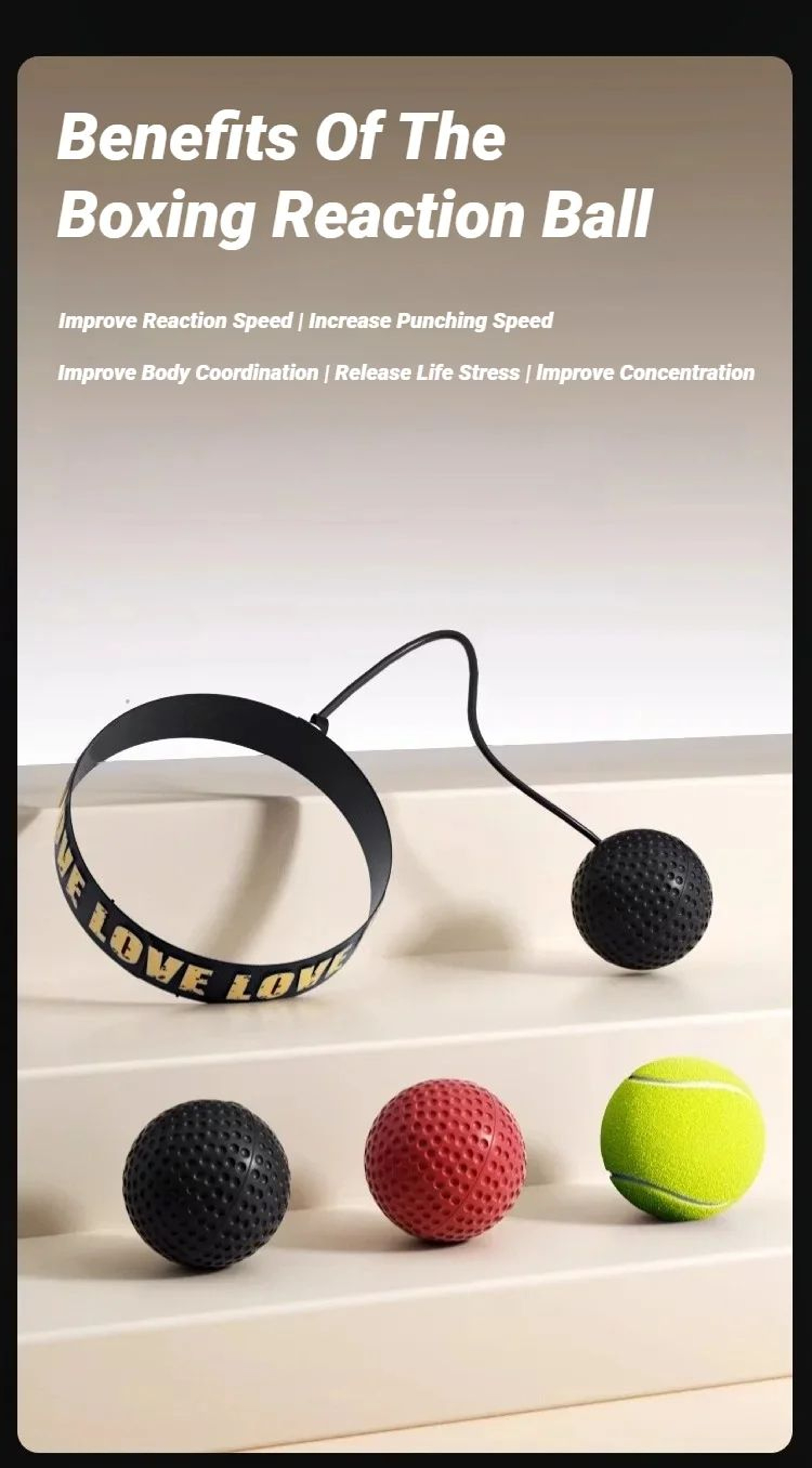 Head Mounted Boxing Speed Training Ball 8