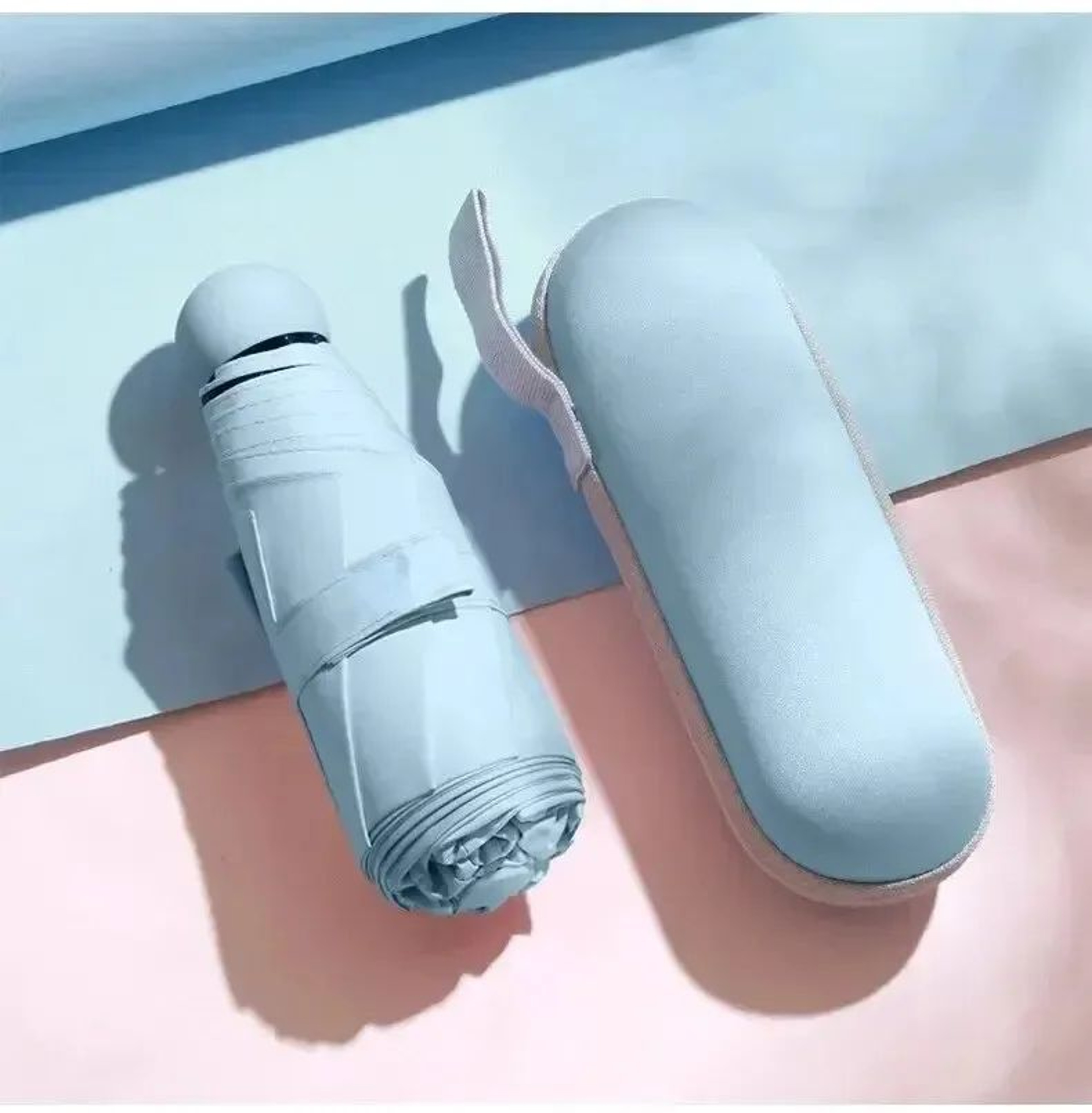 Portable Capsule Mini Umbrella For Sun And Rain 6