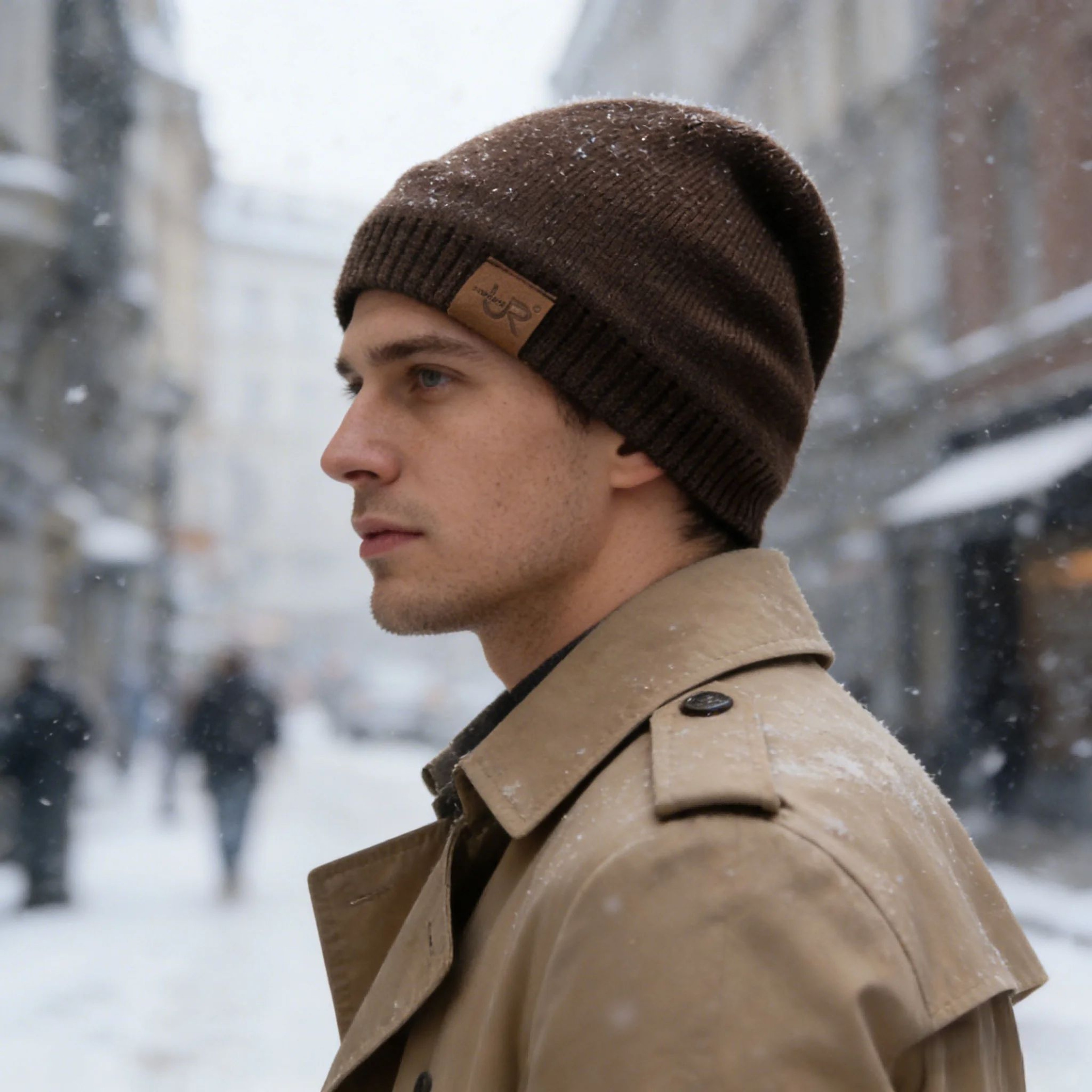 Fur Lined Knitted Winter Beanie For Men And Women 12