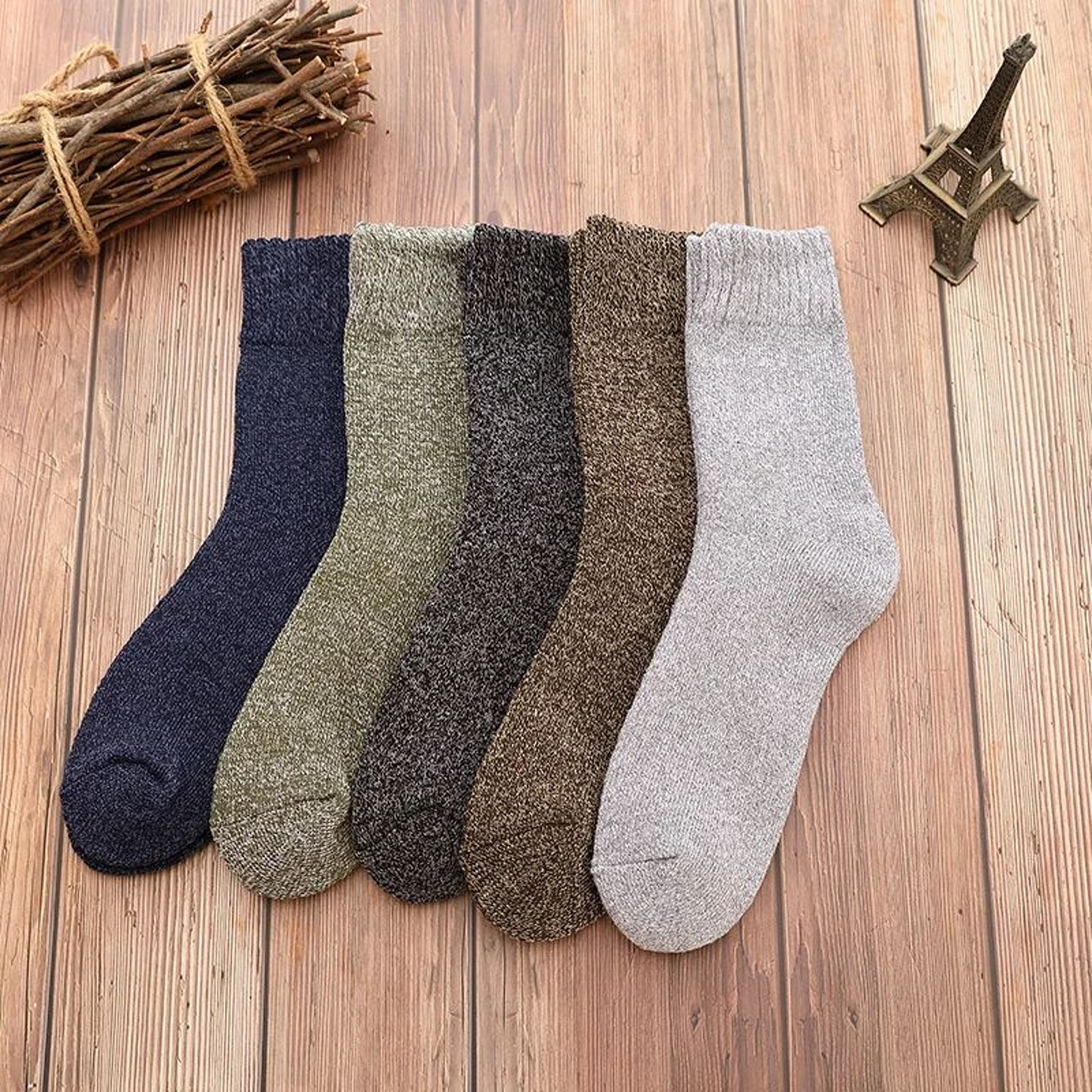 Winter Warm Thick Socks Set For Men And Women 5