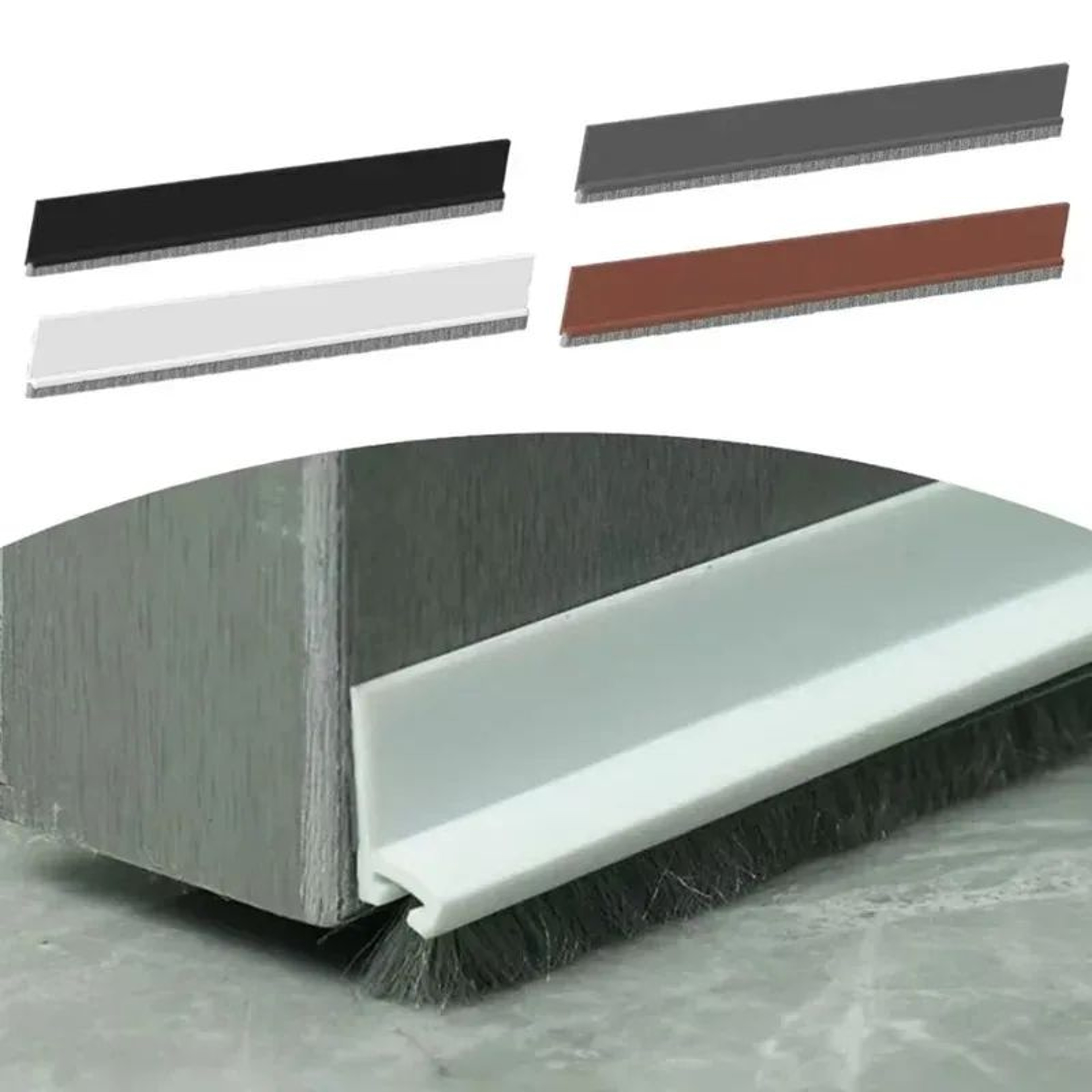 Self Adhesive Brush Door Bottom Seal Strip 5