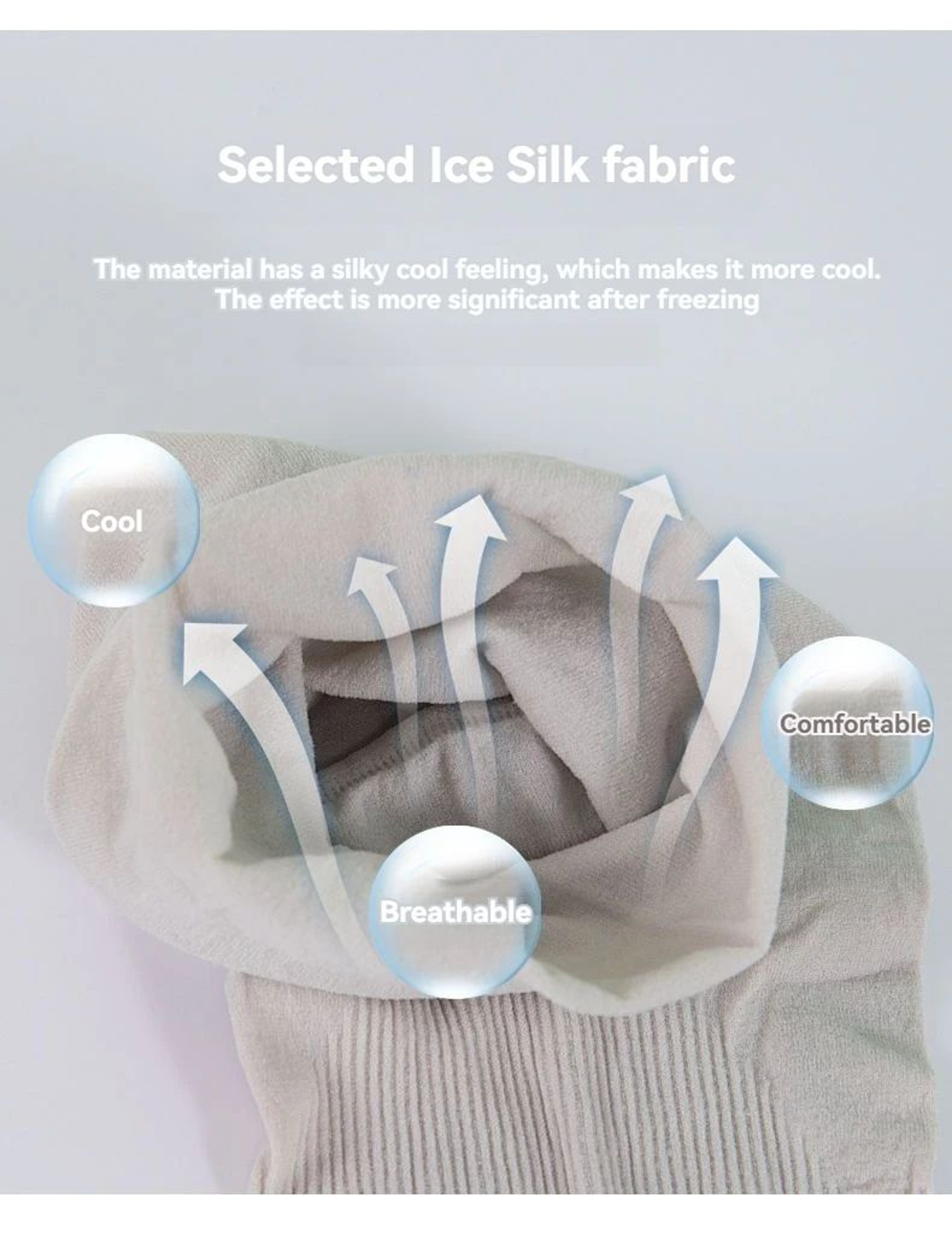 Cooling Silk Arm Sleeves For Women Sun Protection 12