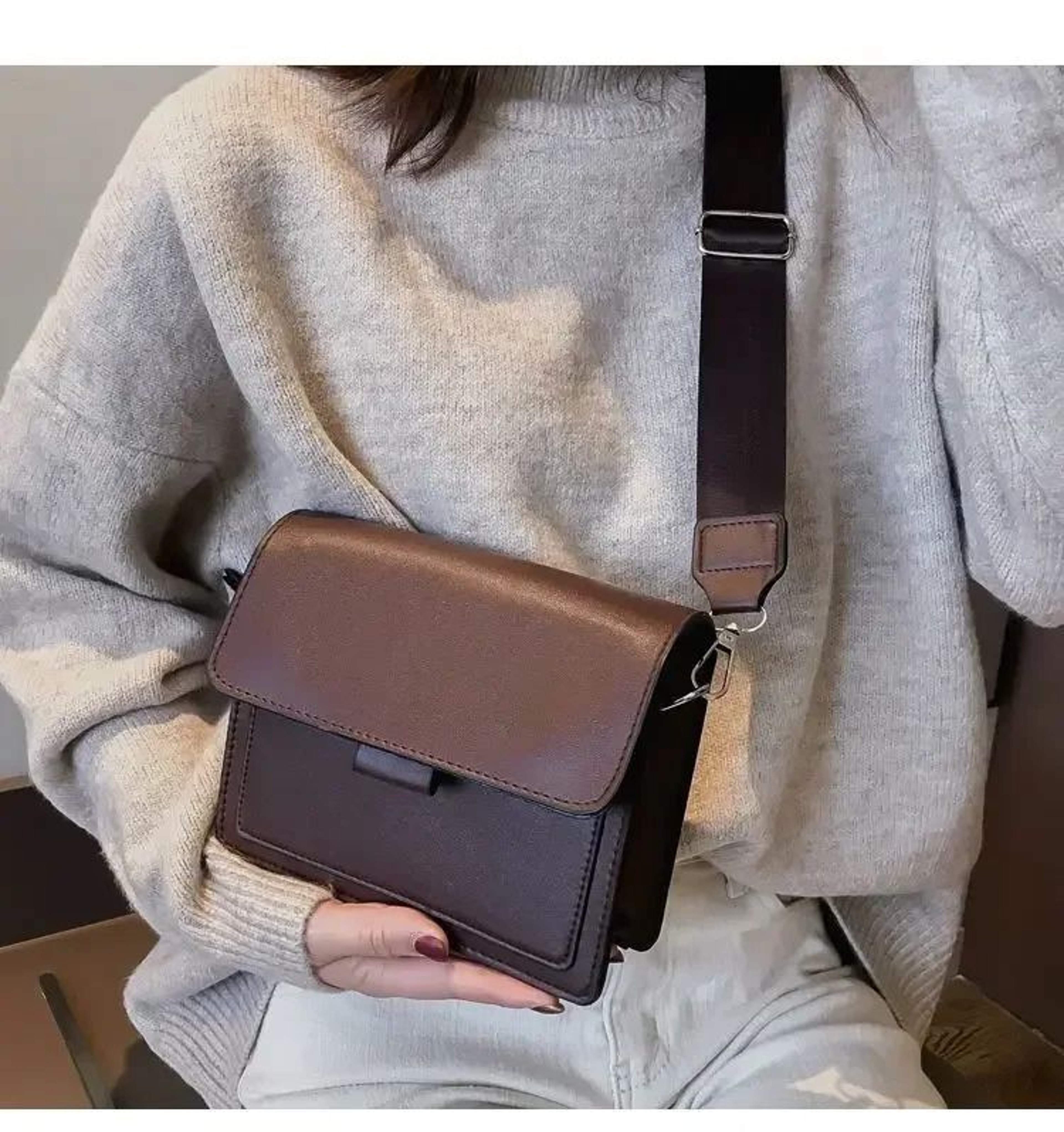 PU Leather Crossbody Shoulder Bag For Women 7