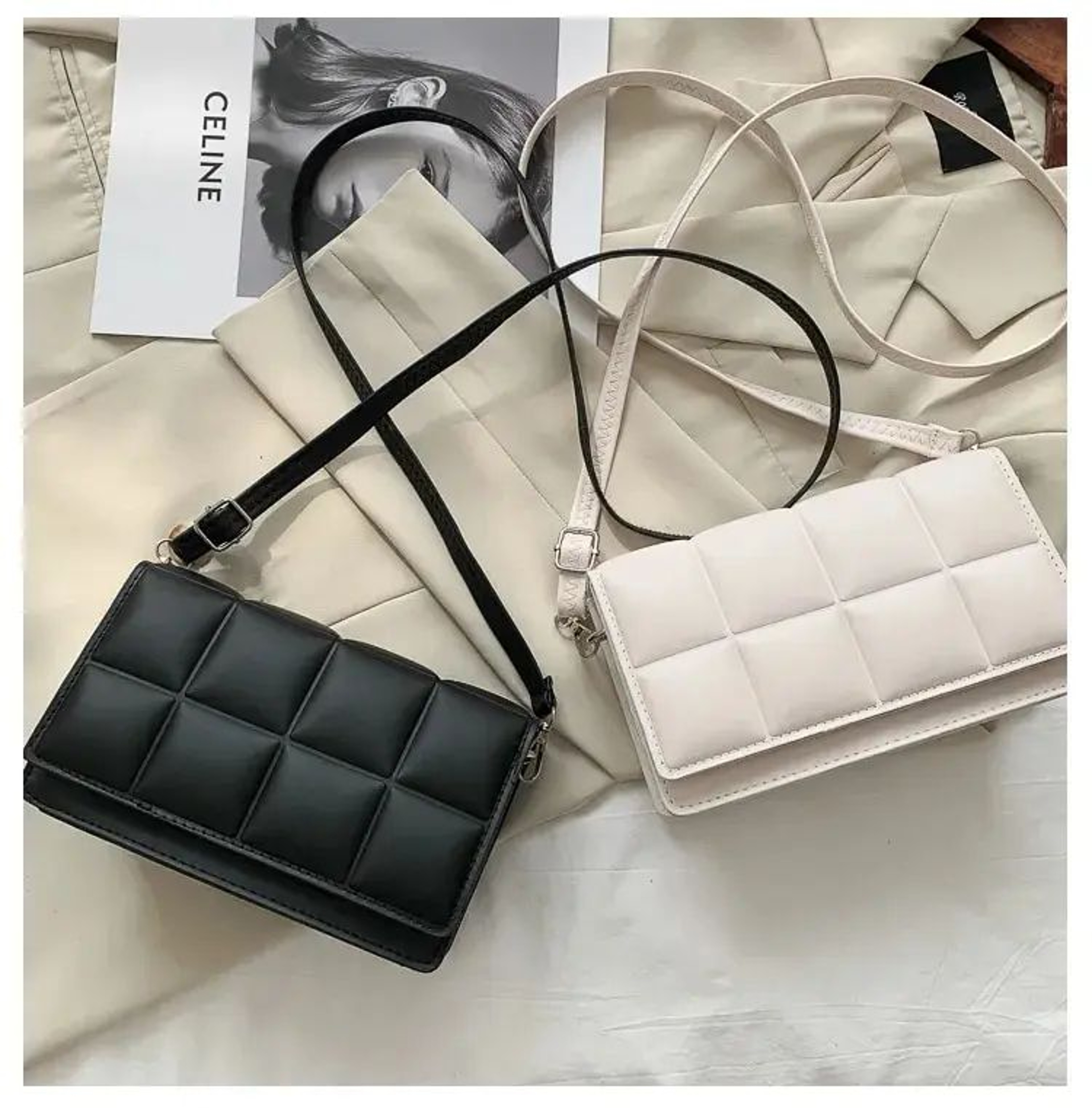Women PU Leather Shoulder Handbag 15