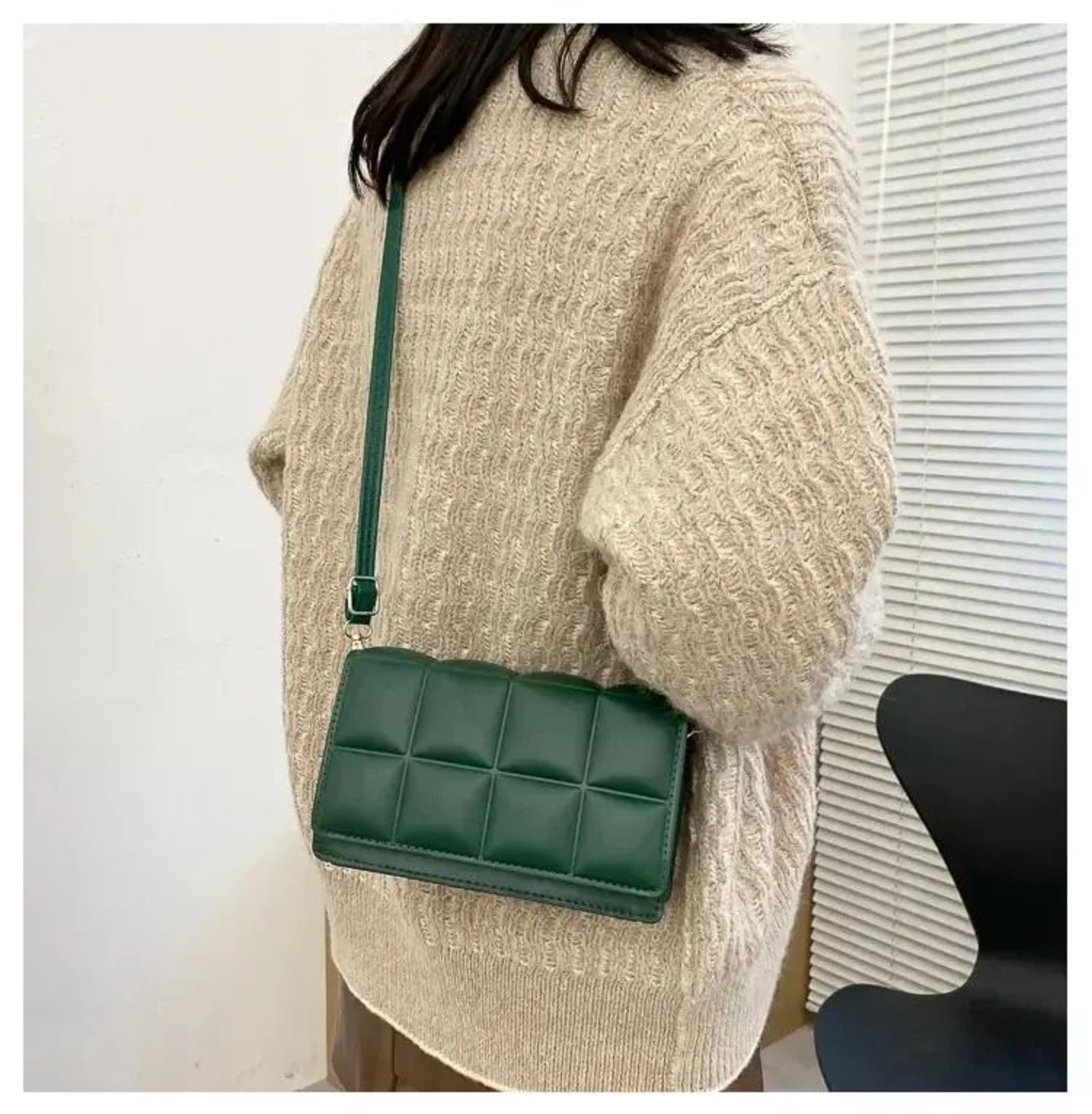 Women PU Leather Shoulder Handbag 13