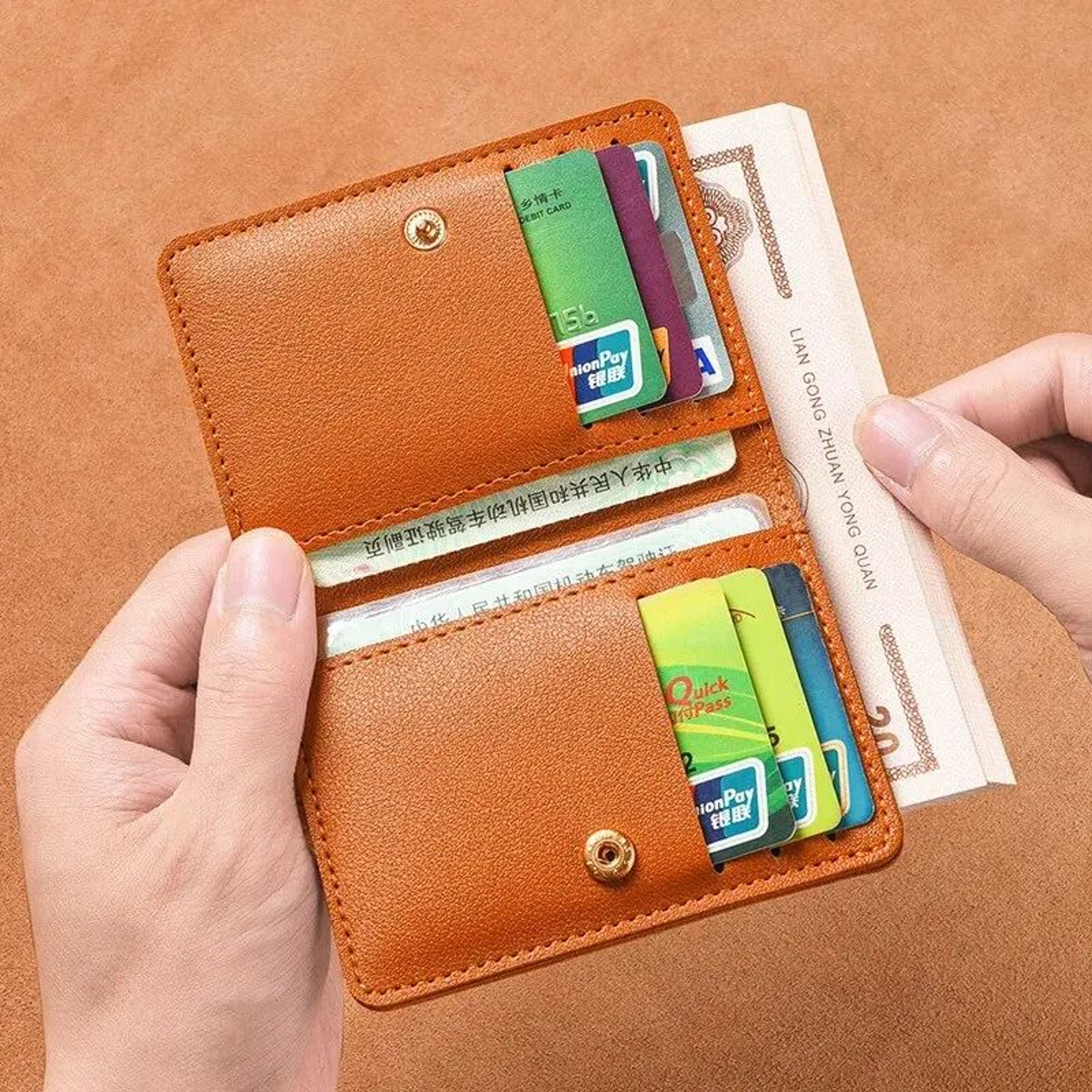 Slim PU Leather Wallet 0