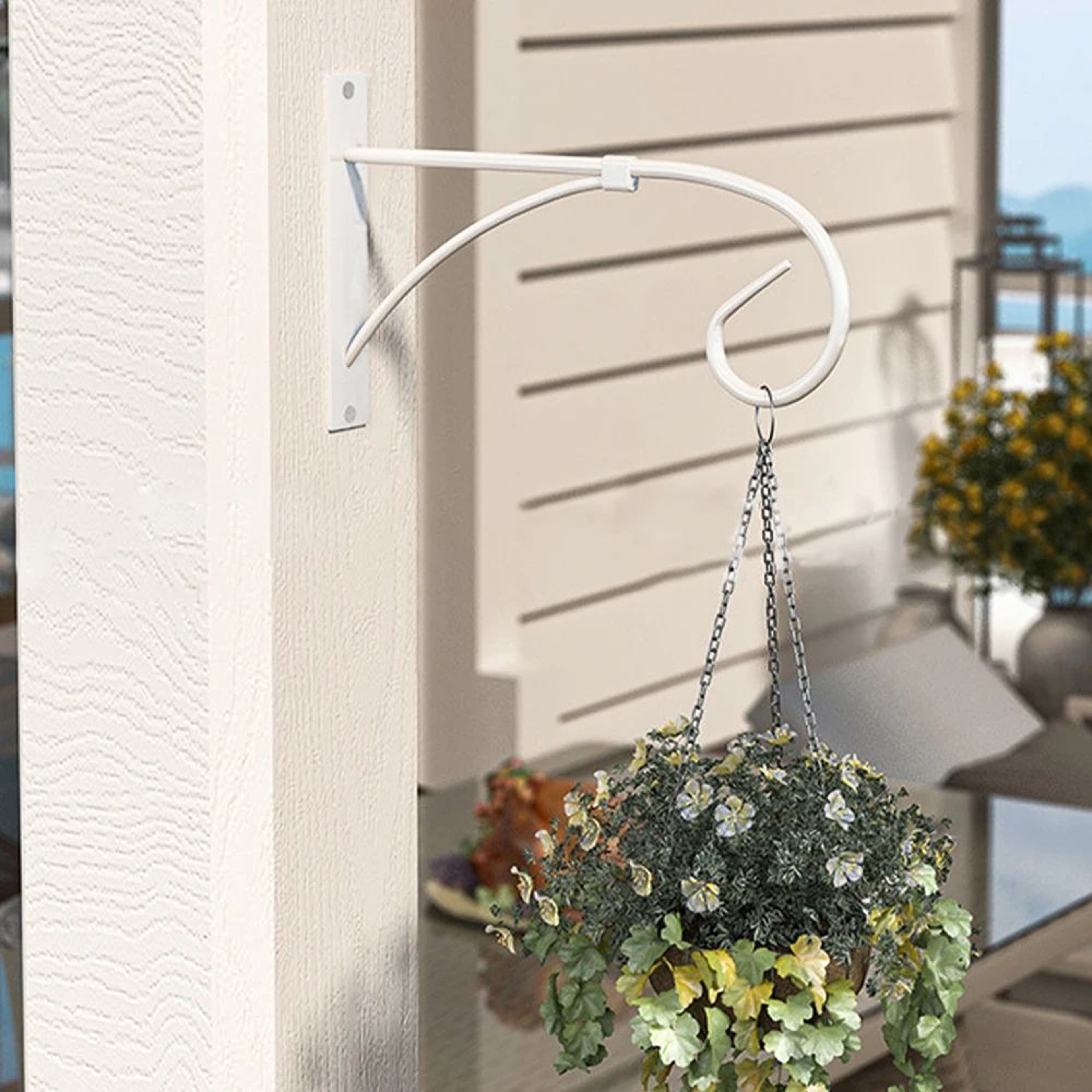 Decorative Iron Hanging Plant Hook Set 2