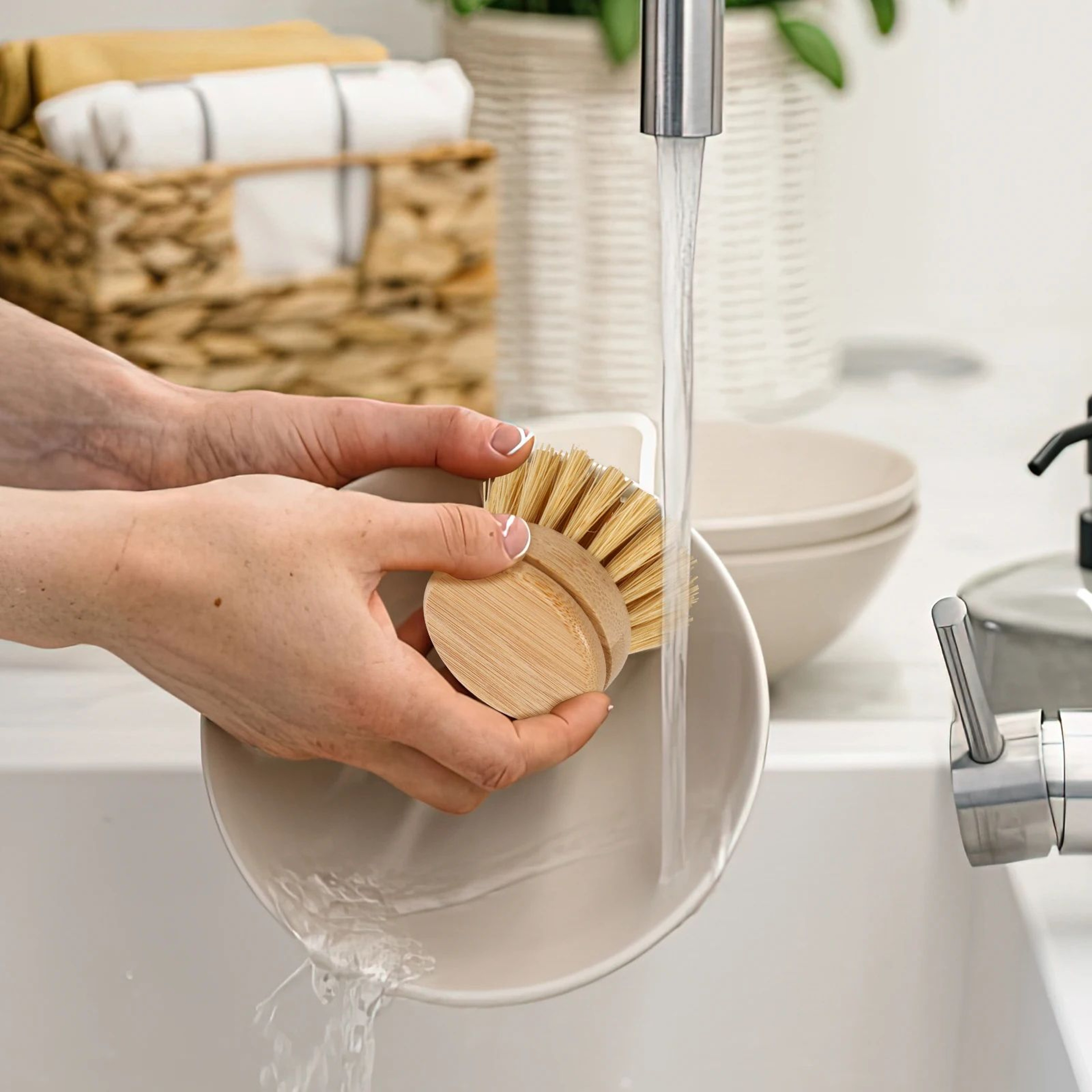 Eco Friendly Wooden Dish Cleaning Brush 6