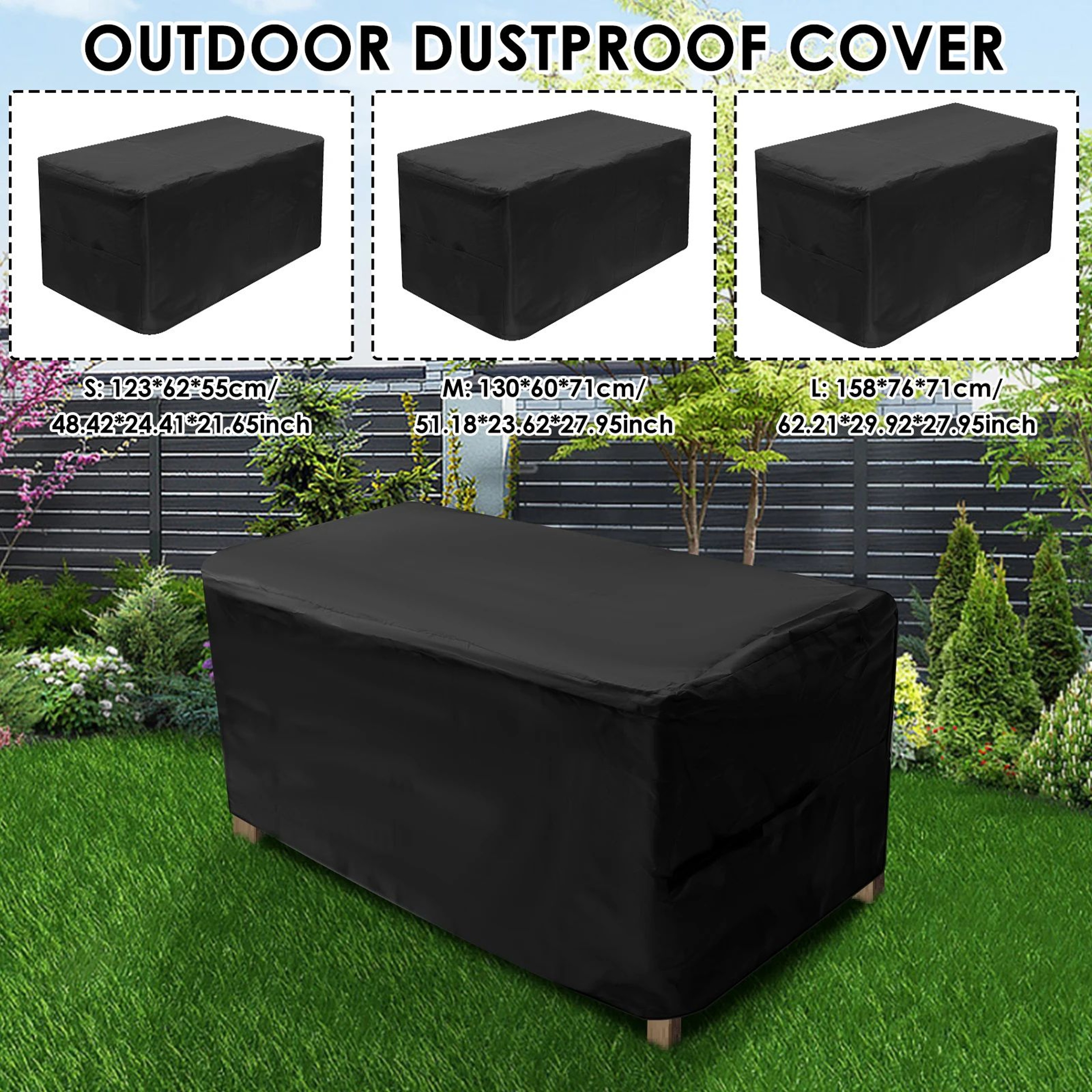 Waterproof Outdoor Deck Box Cover 1