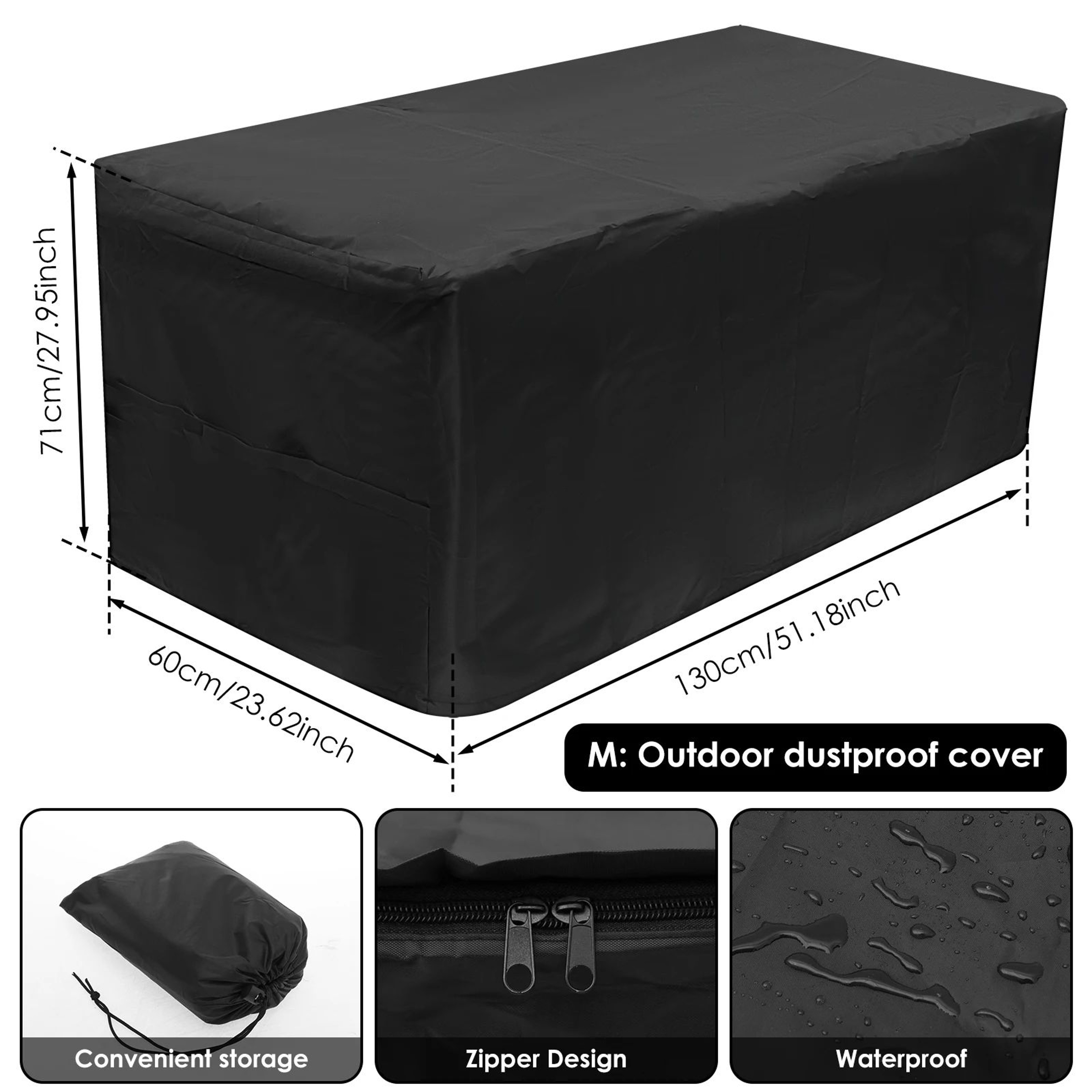 Waterproof Outdoor Deck Box Cover 5
