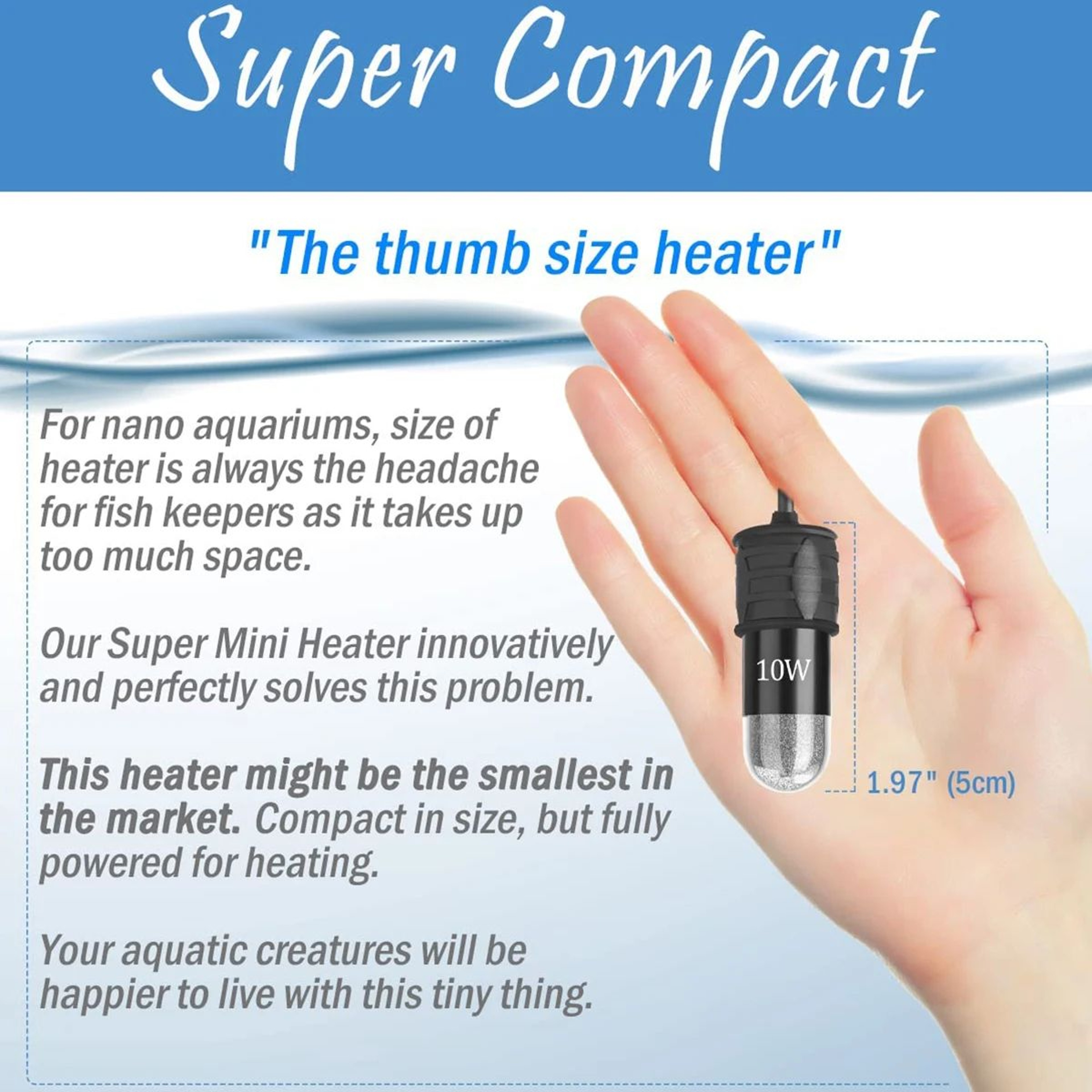USB Digital Aquarium Heater 10W 4