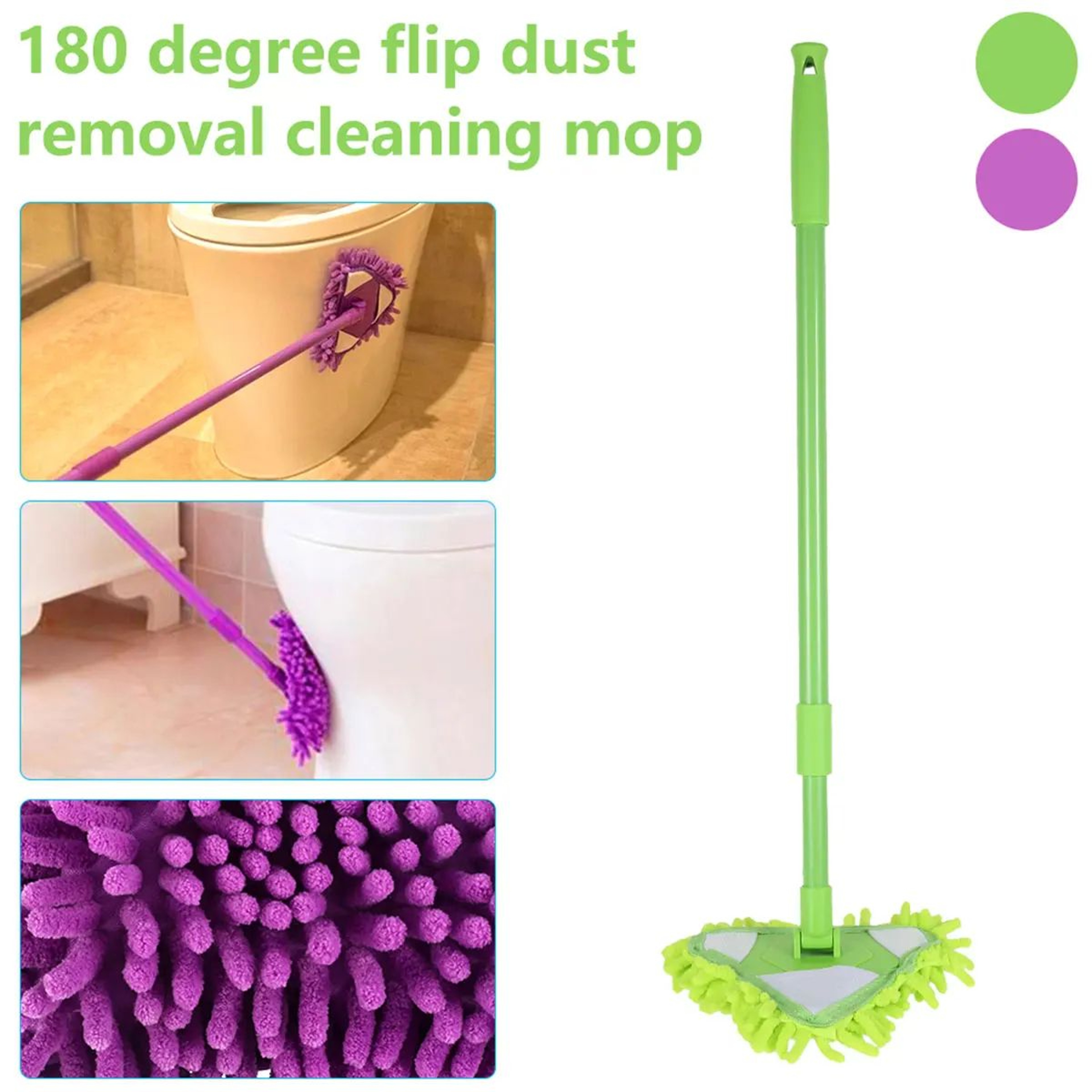 Rotating Triangle Floor Cleaning Mop 5