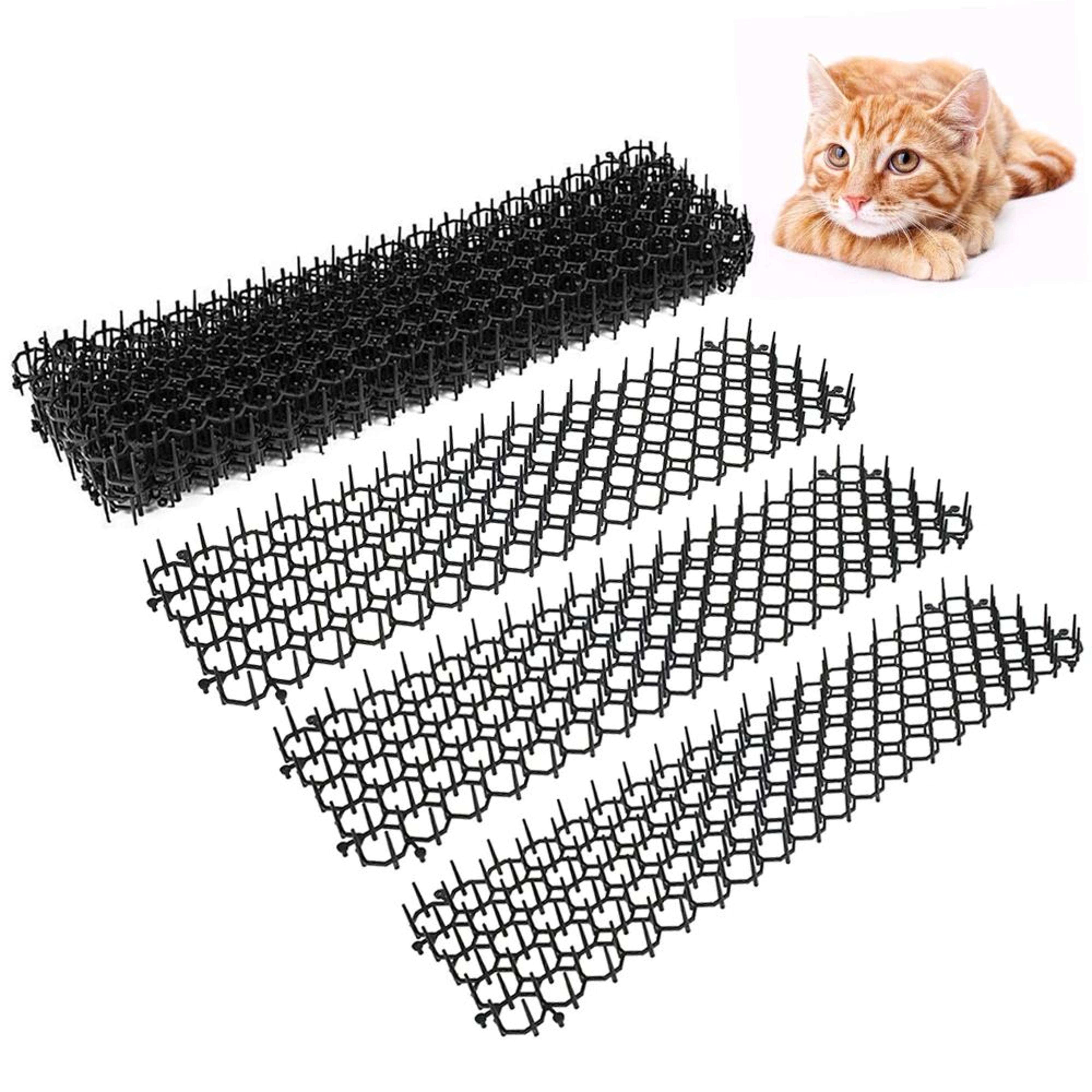 Garden Cat Deterrent Prickle Mat Set 6