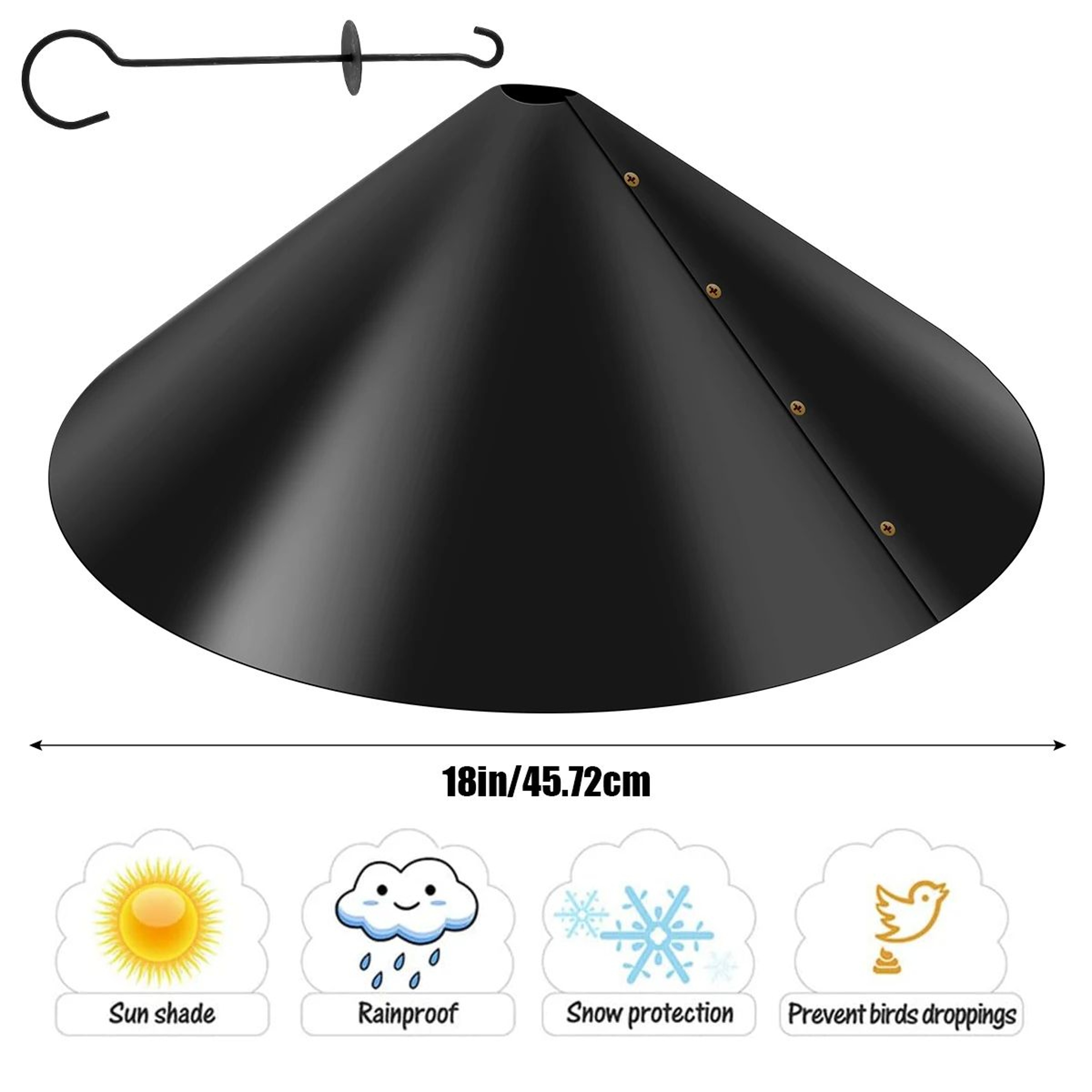 Squirrel Proof Bird Feeder Baffle 5