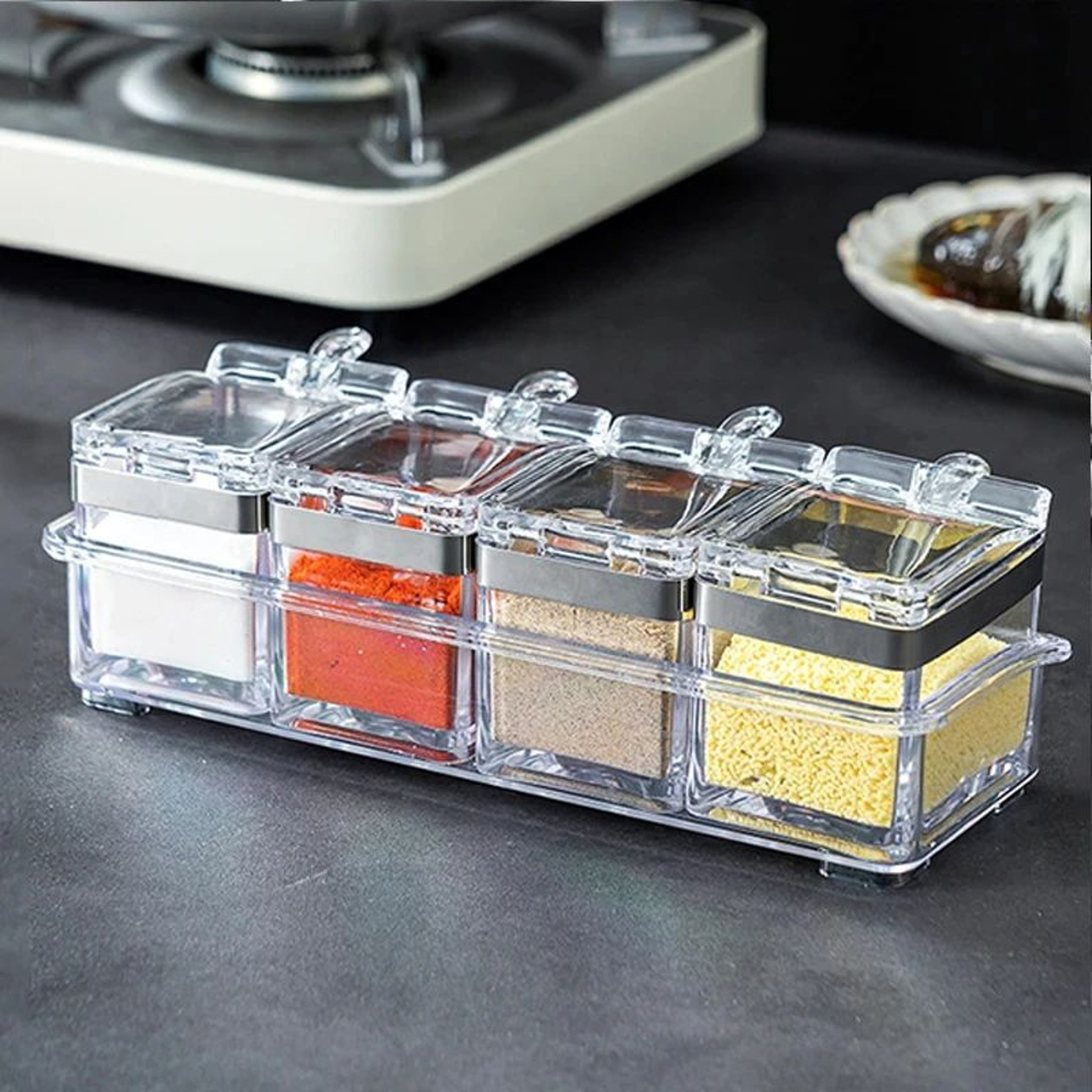 Acrylic Seasoning Storage Box 8