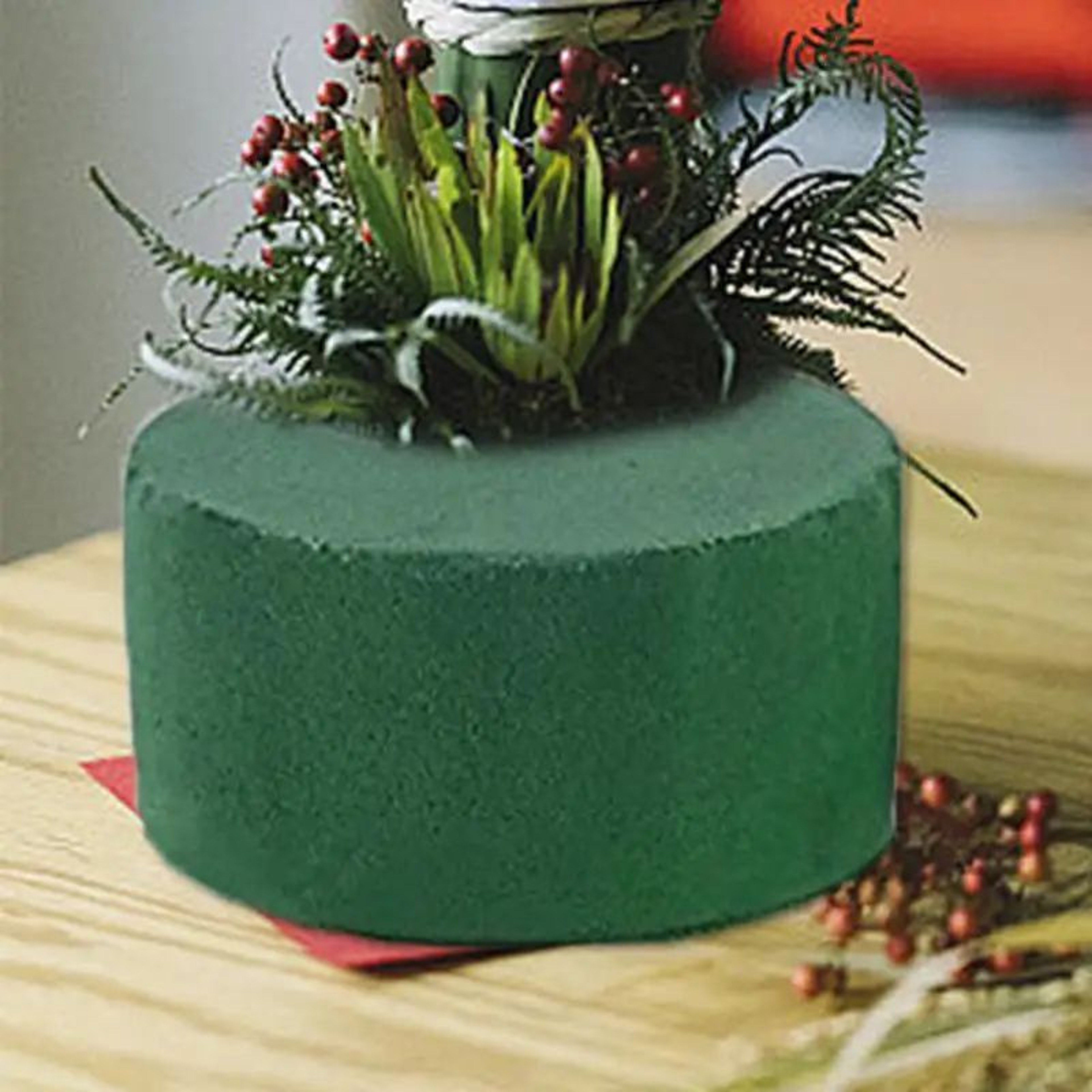 Round Floral Foam Bricks Set 2
