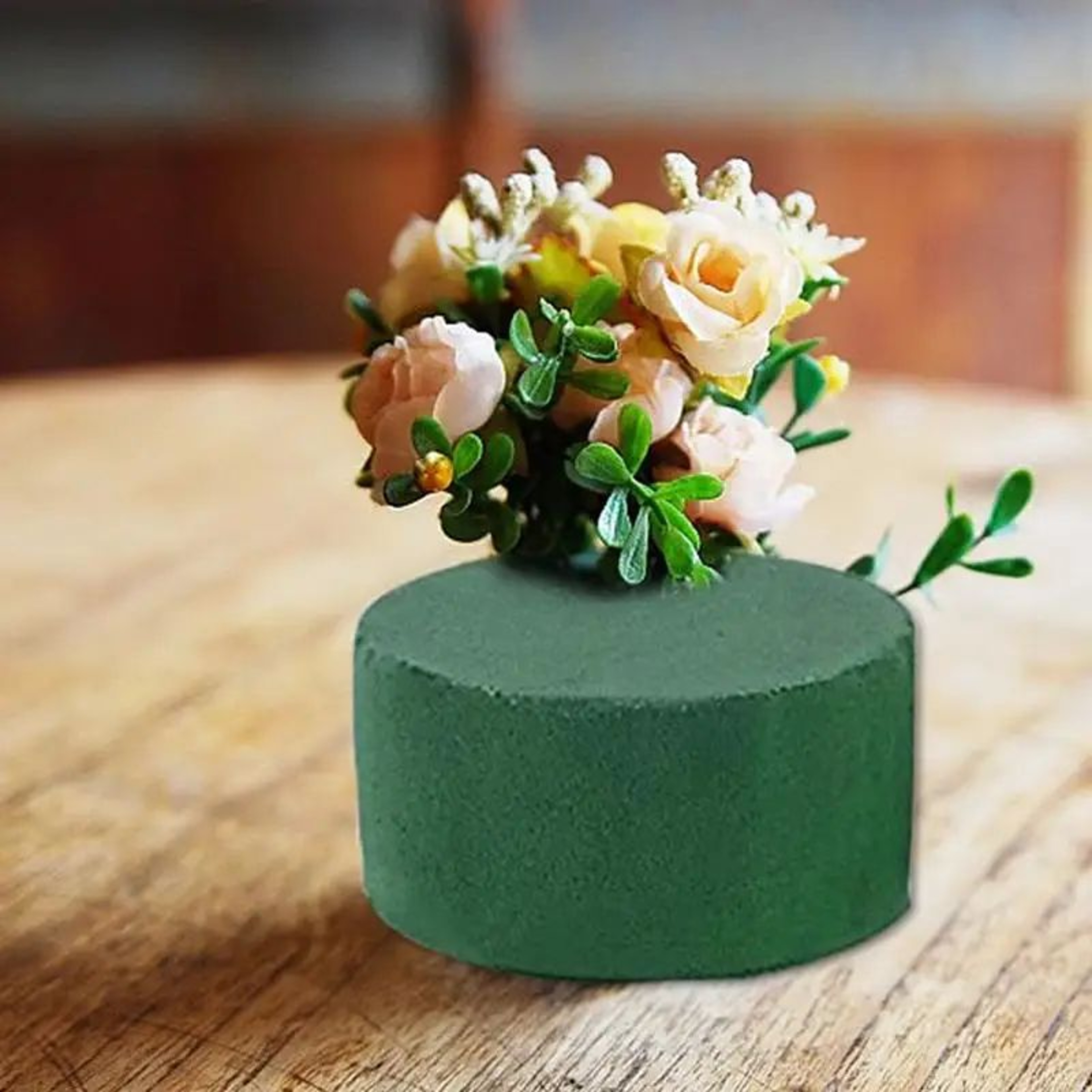 Round Floral Foam Bricks Set 3