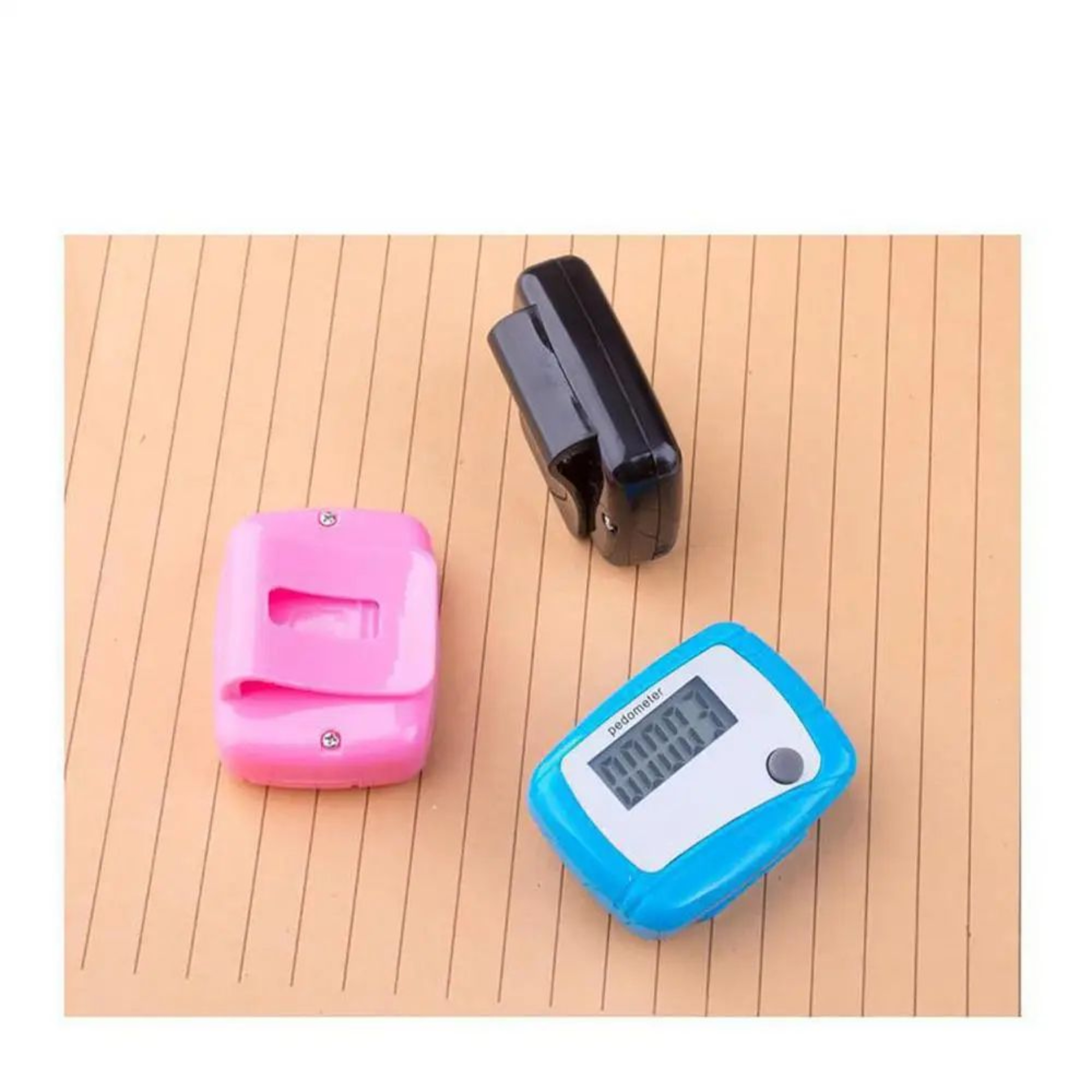 LCD Digital Step Pedometer Random Color 7