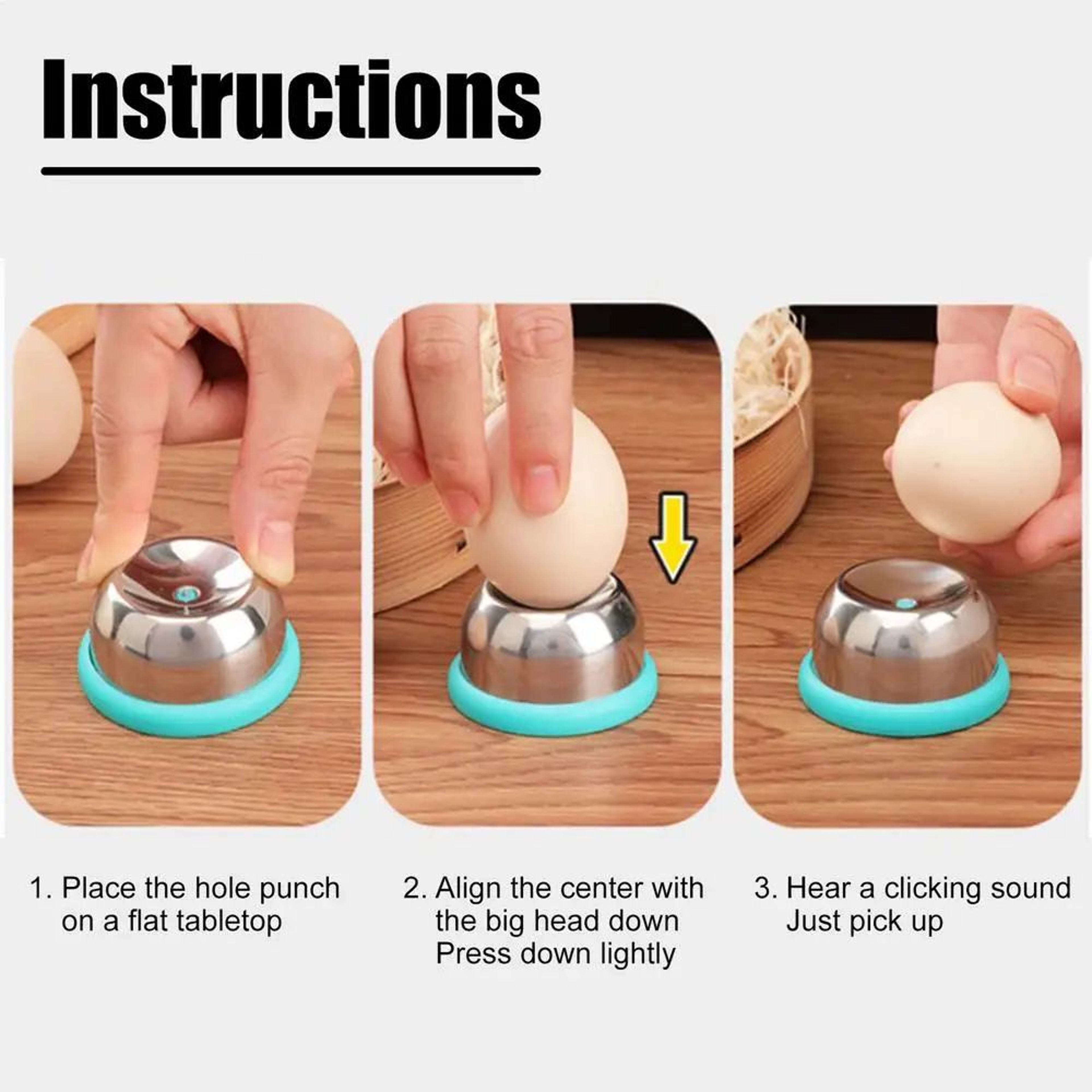 Stainless Steel Egg Piercer 11