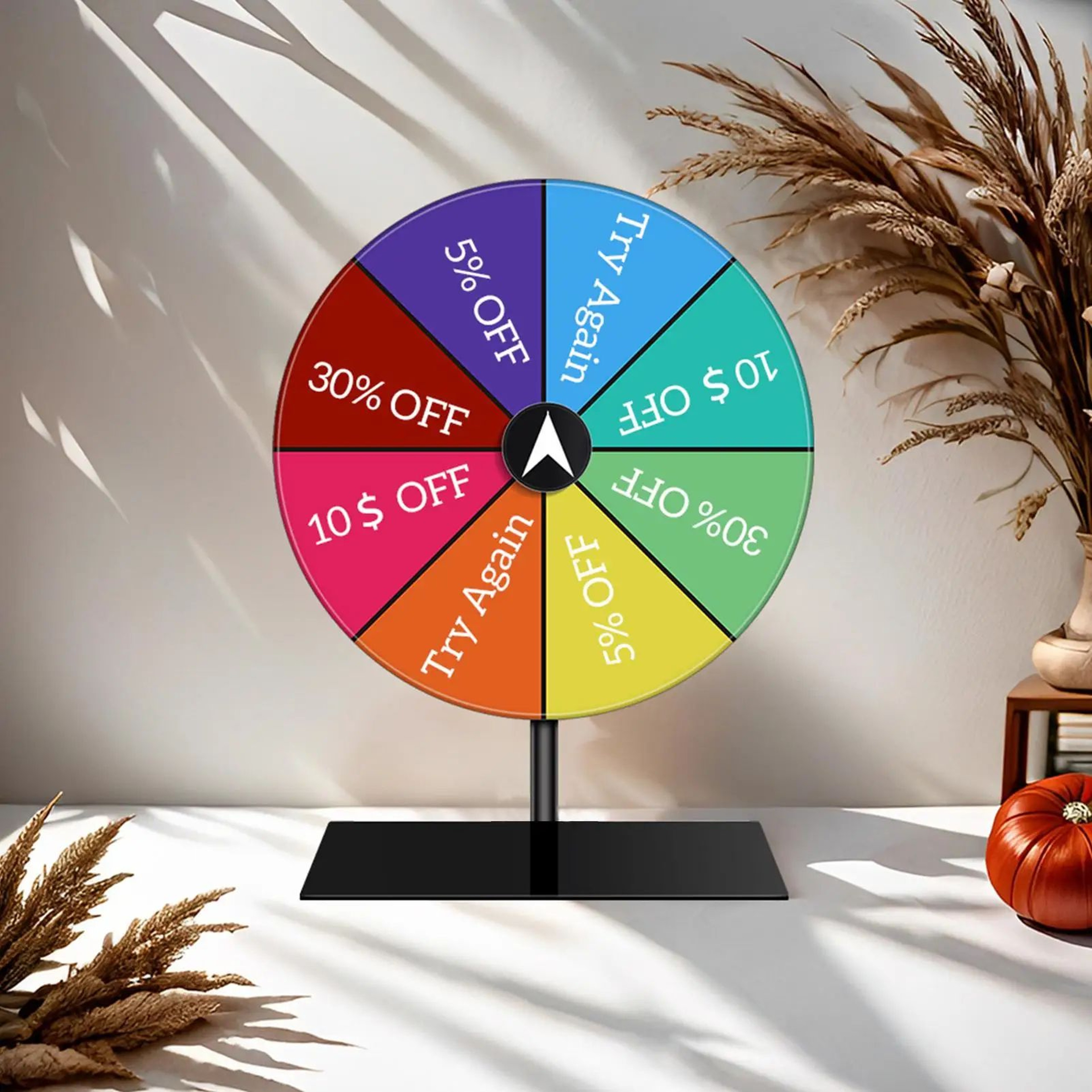 Tabletop Prize Spin Wheel 2