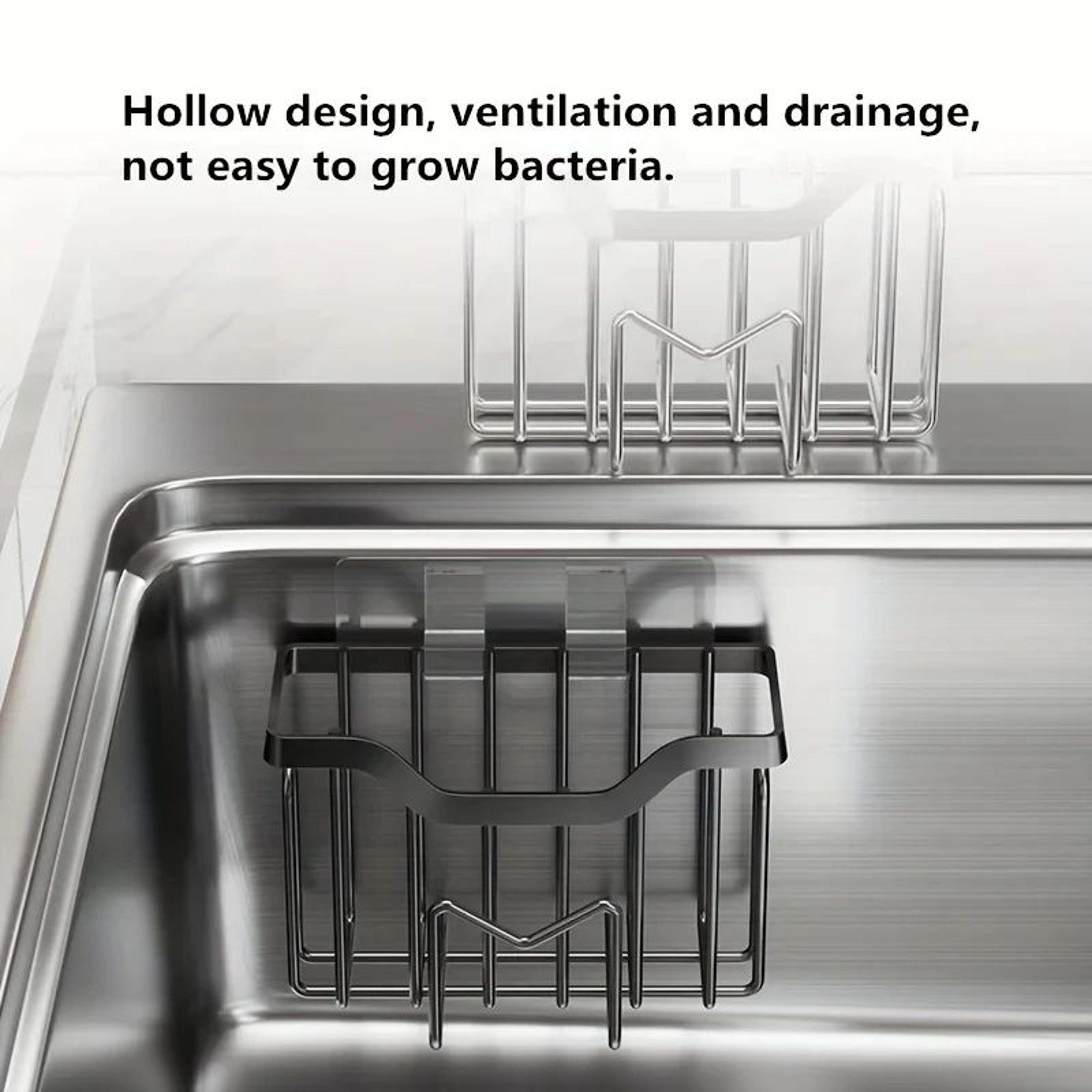 Stainless Steel Sink Sponge Holder 6